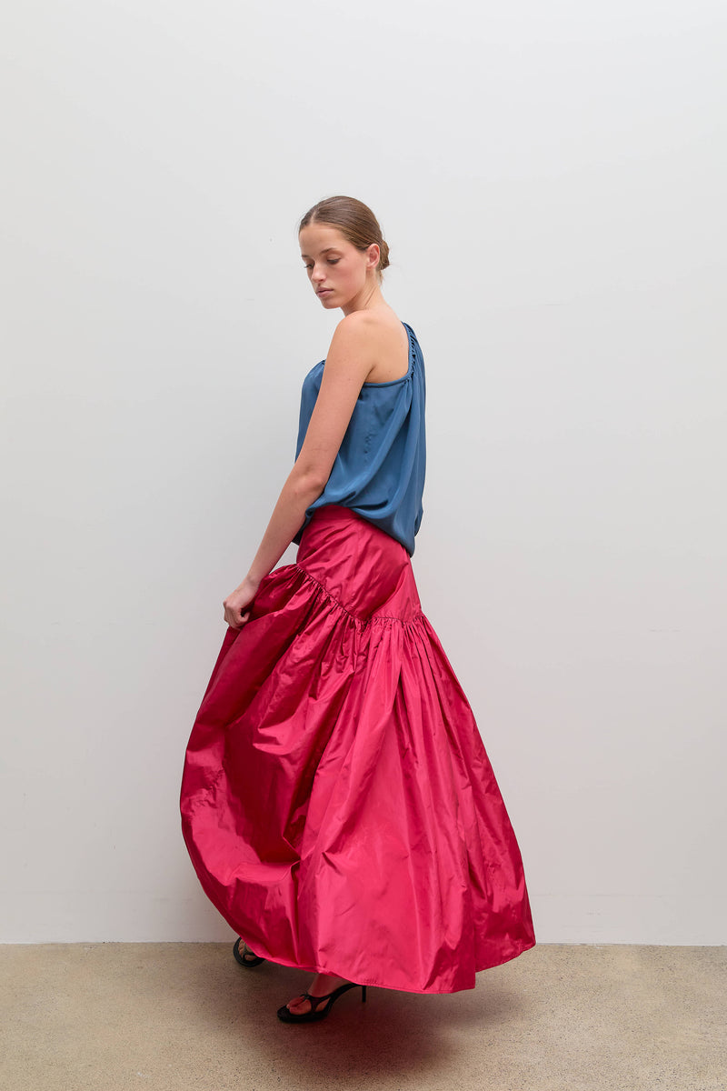 Drop Waist Gathered Skirt – Scotties Boutique