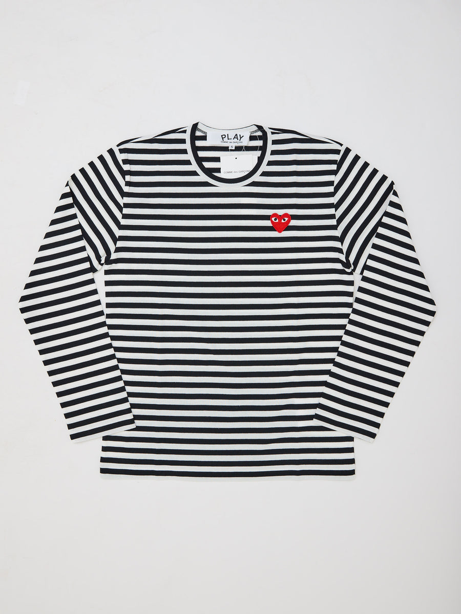 Unisex T-Shirt Stripe Black White – Scotties Boutique