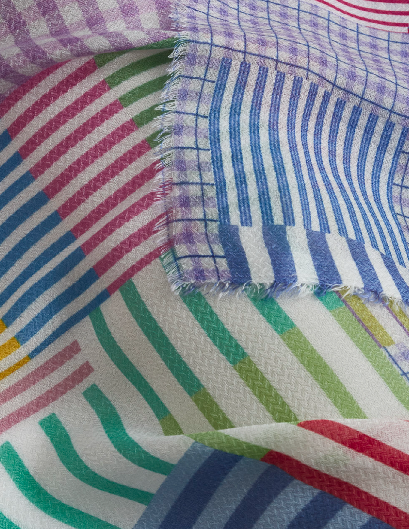 Multi-colour Stripes Scarf