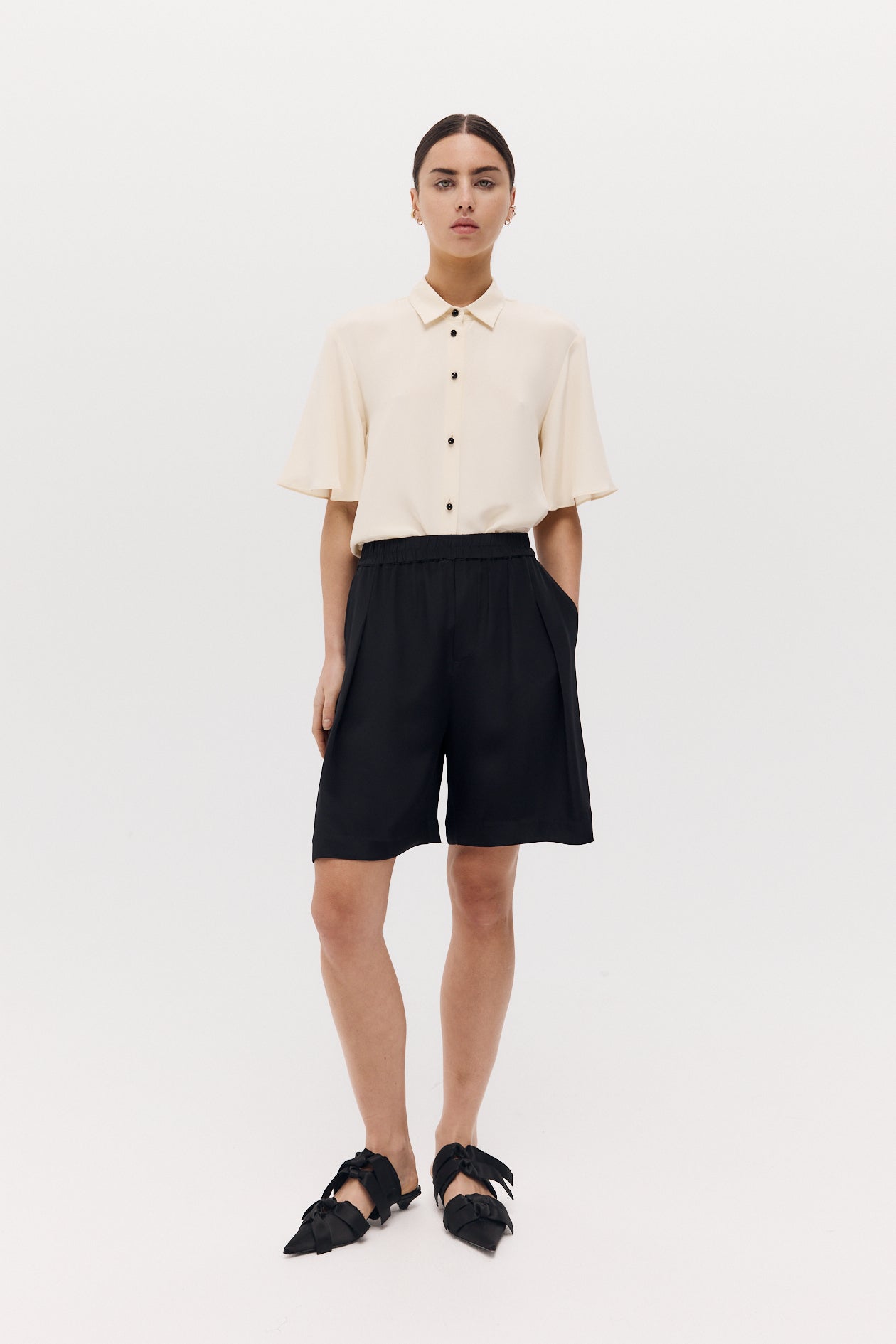 Bibi Shirt Ivory Silk