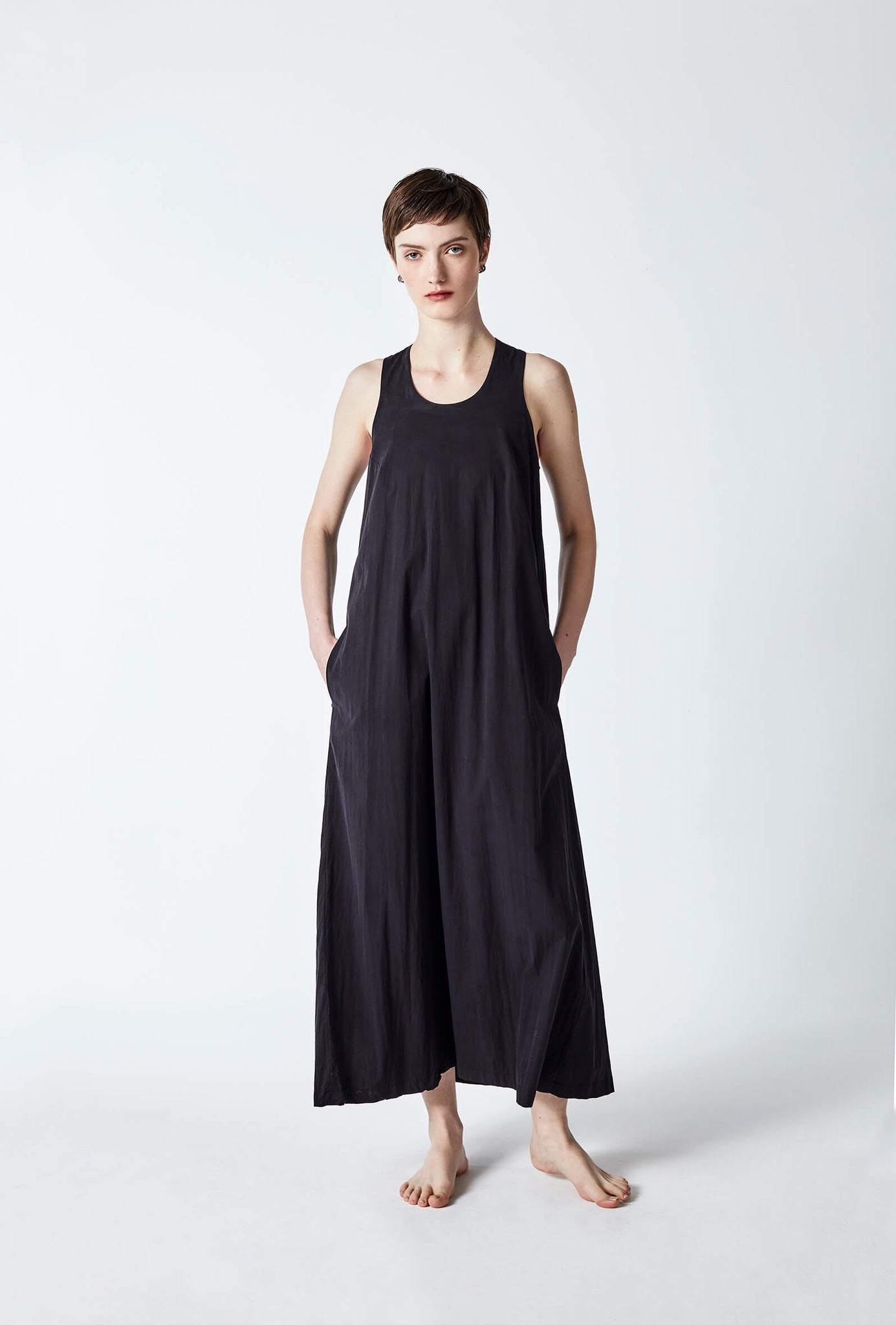 Poet Dress Black