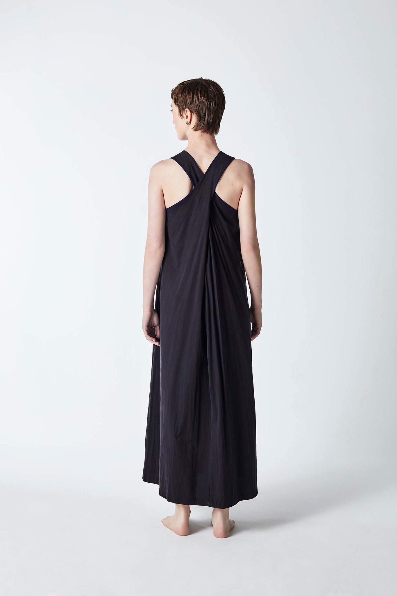 Poet Dress Black