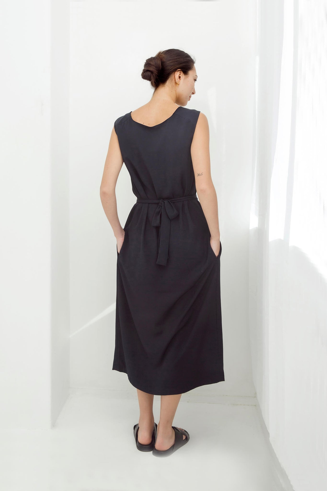 Cascade Dress Midnight