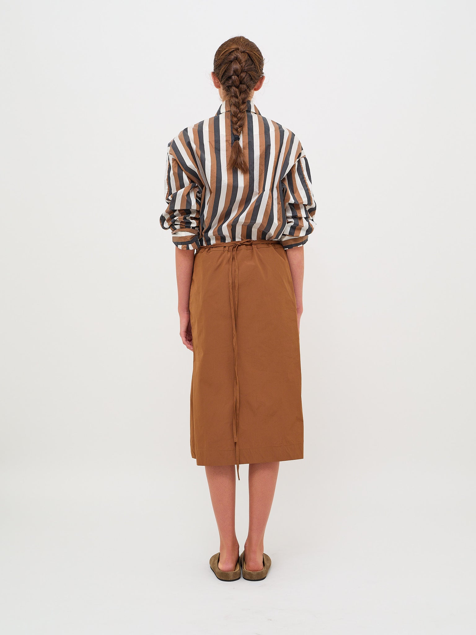 Square Skirt Ginger Taffeta Cotton