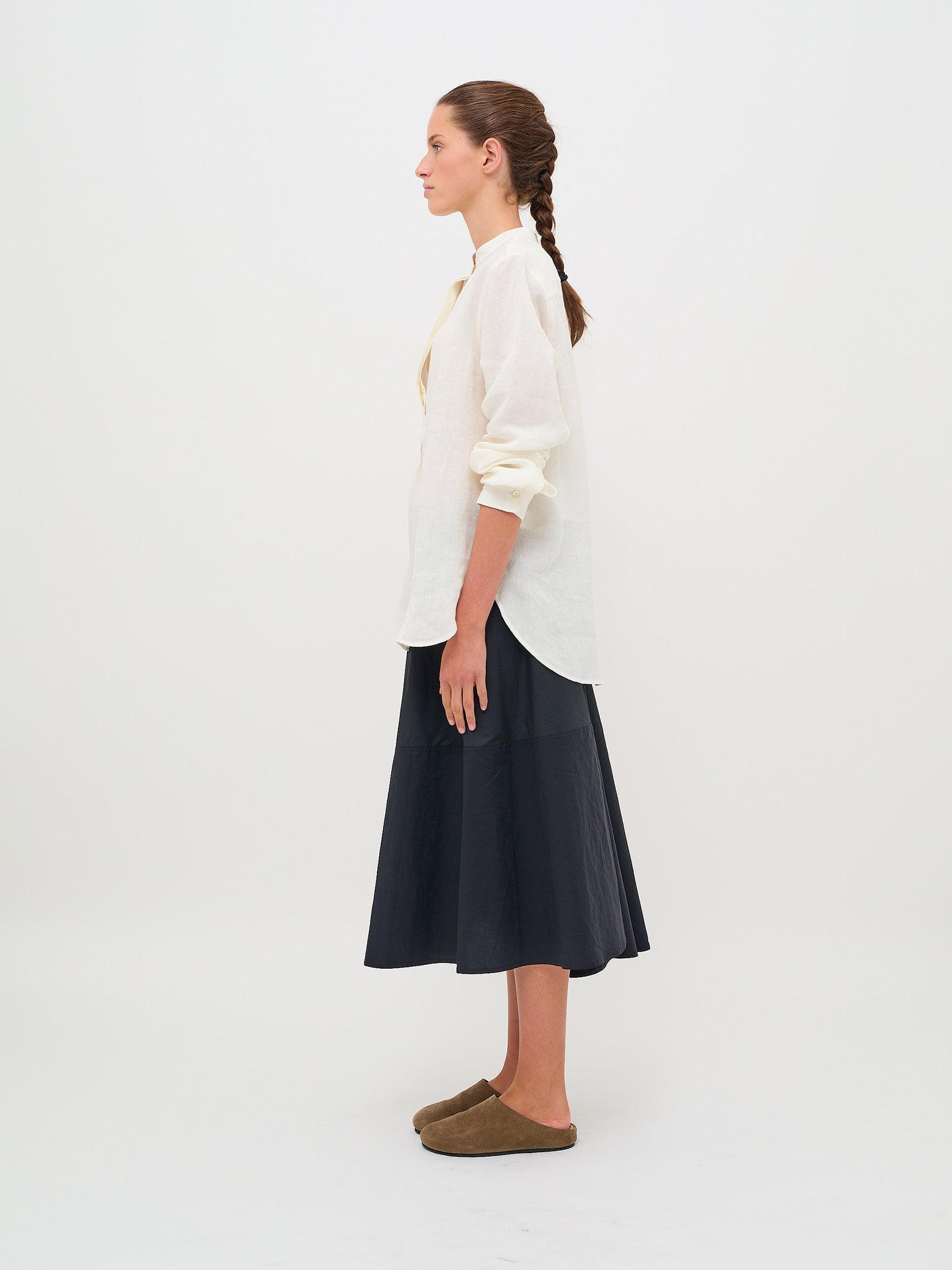Baltimore Linen Shirt Off White