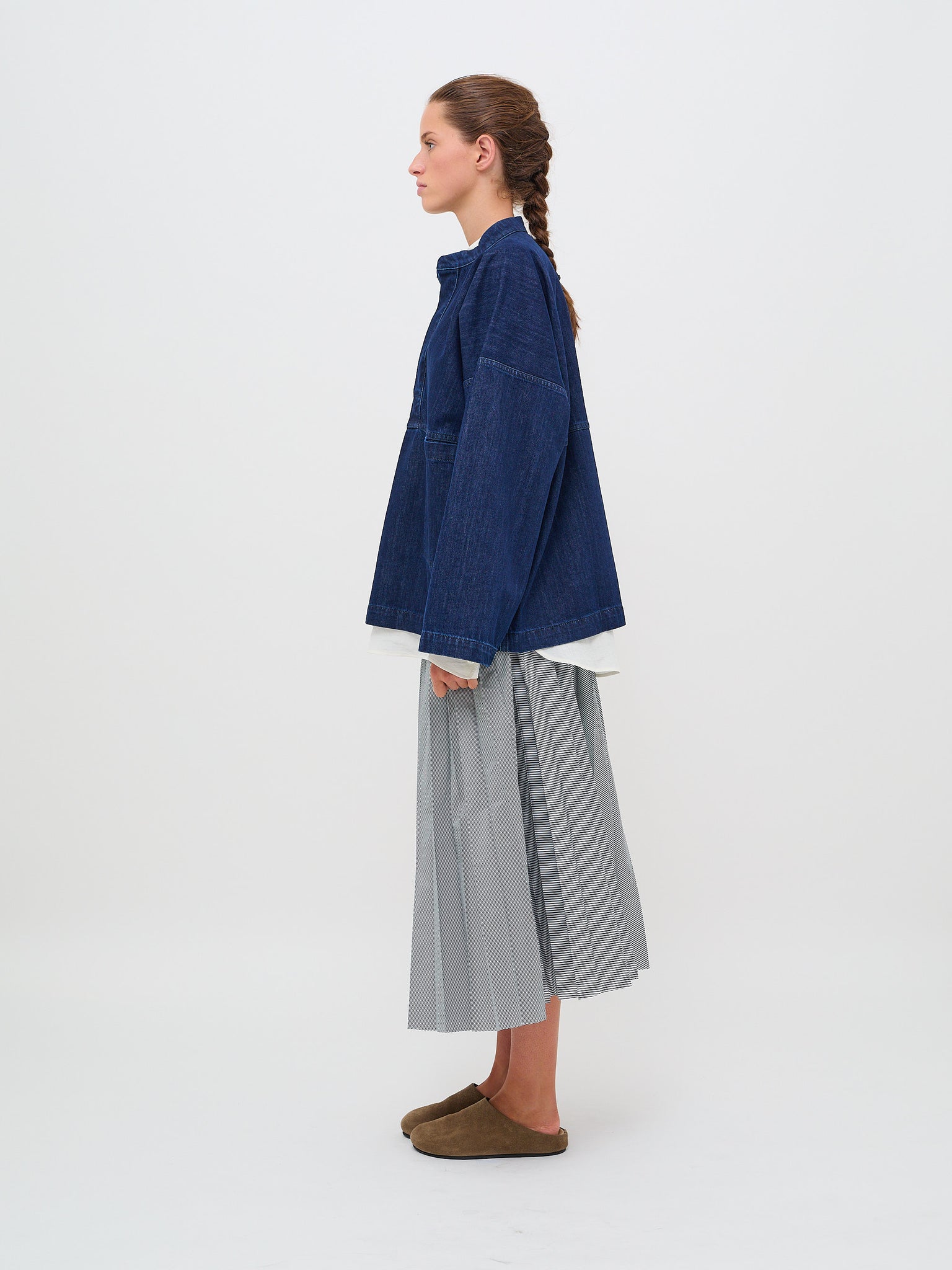 Basil Denim Top Blue