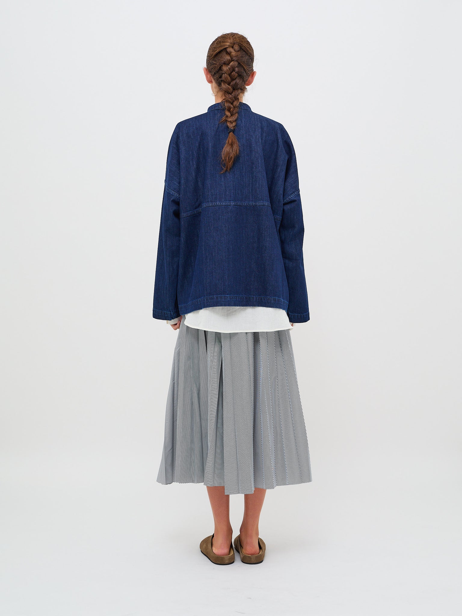Basil Denim Top Blue