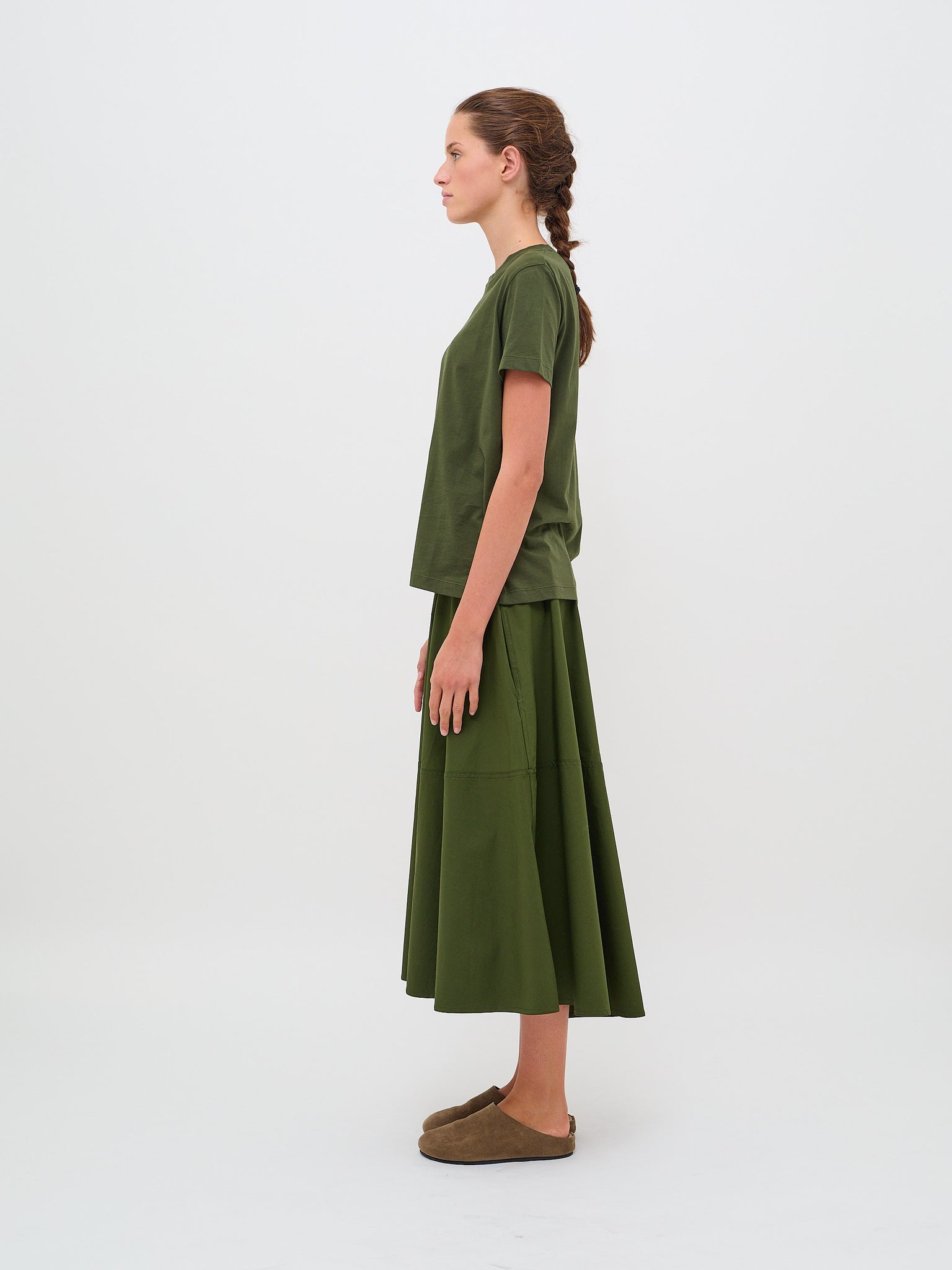 Turin Knit T-Shirt Seaweed