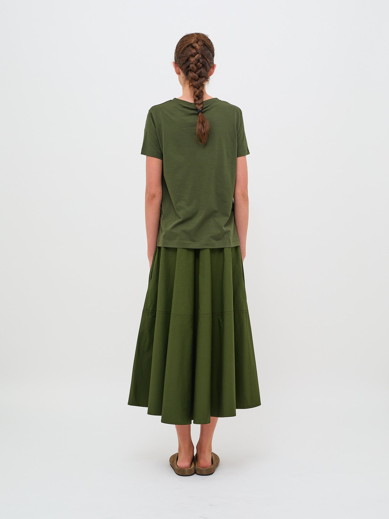 Turin Knit T-Shirt Seaweed