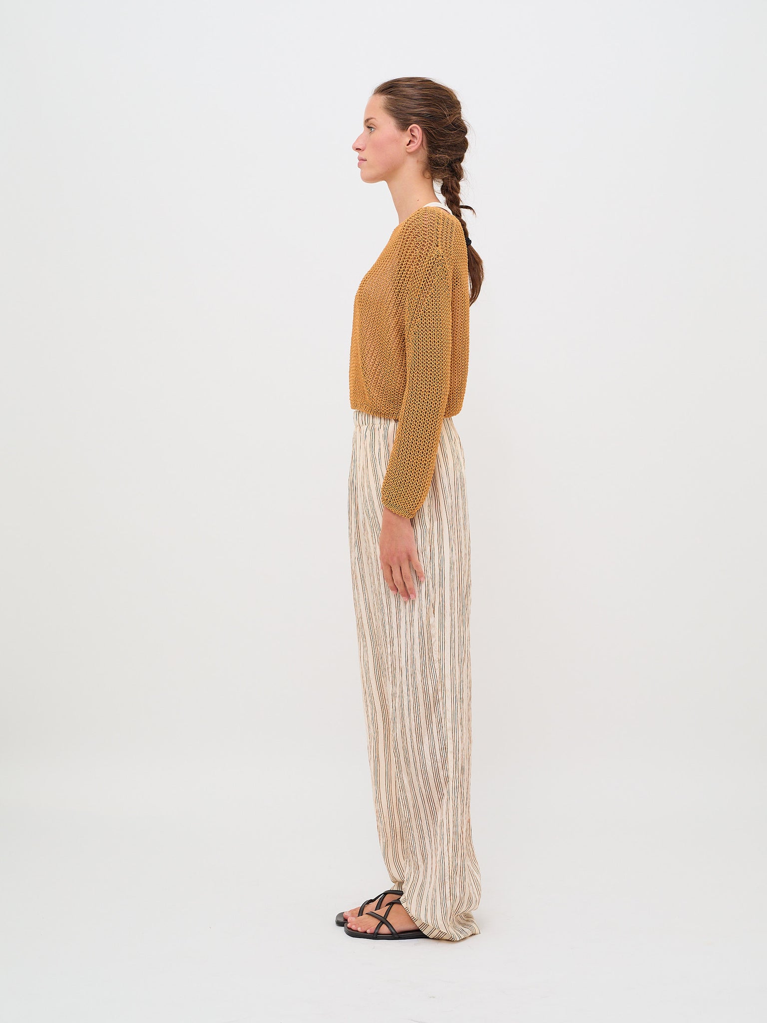Gummy Organic Cotton Rib Knit Sweater Grano