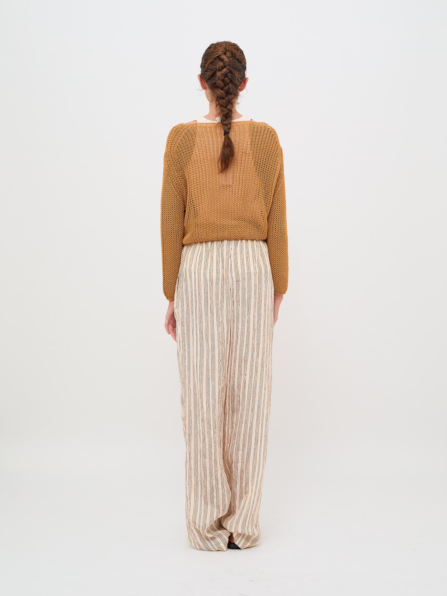 Gummy Organic Cotton Rib Knit Sweater Grano