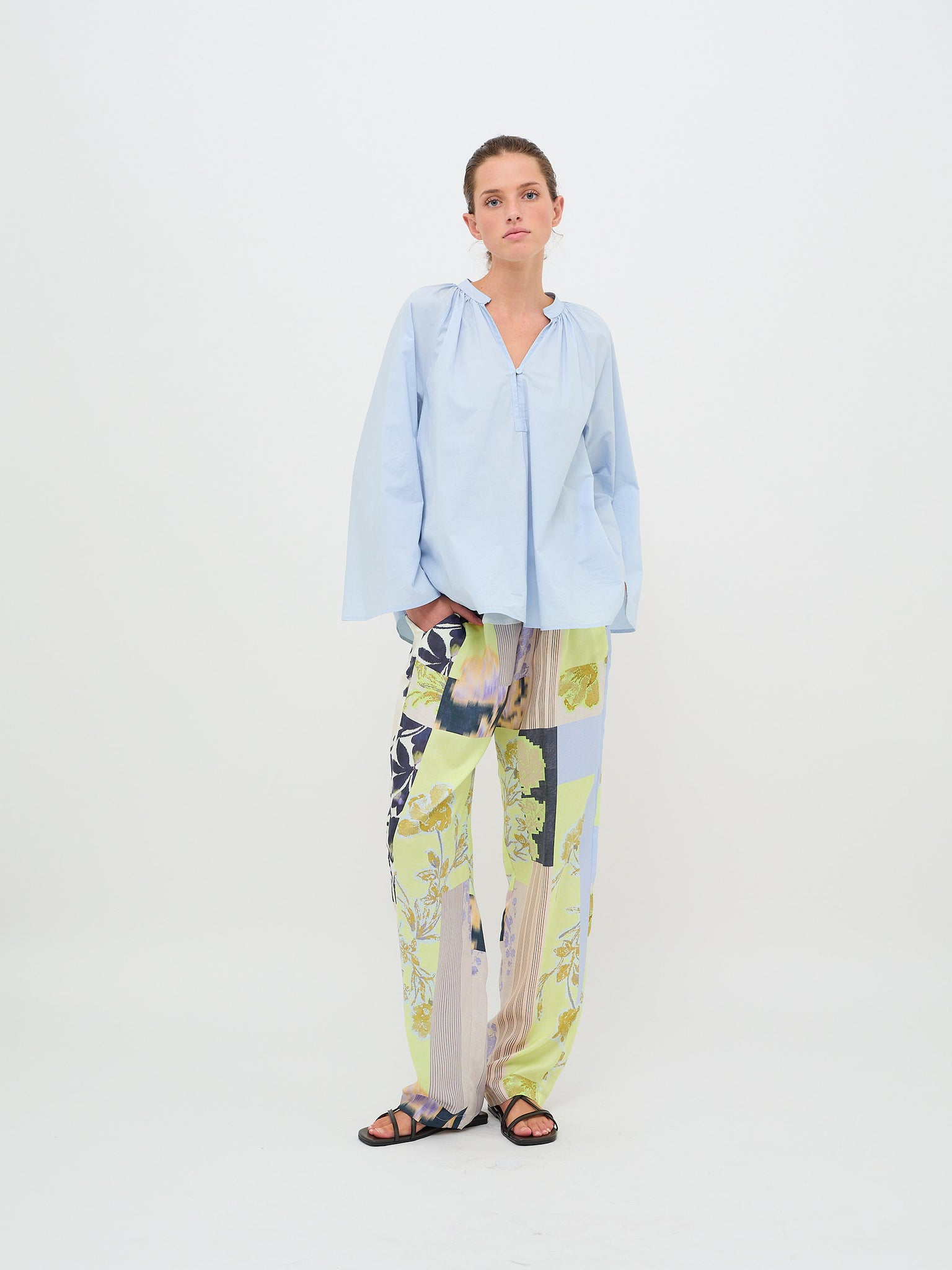 Cotton Popline Bohemian Shirt Rugiada