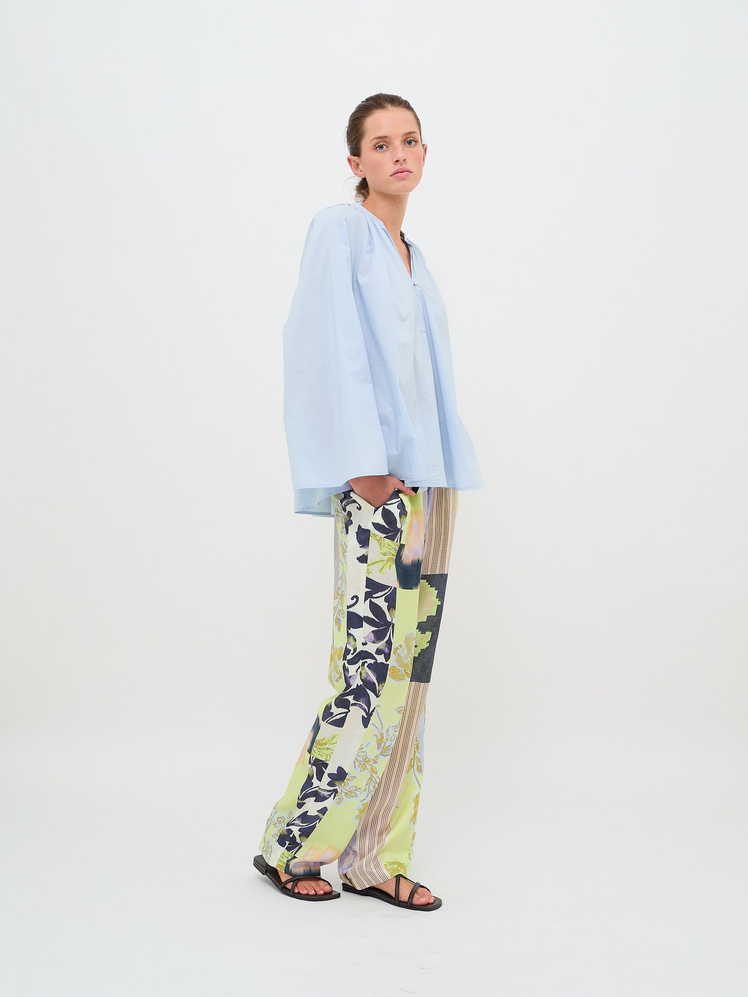 Cotton Popline Bohemian Shirt Rugiada