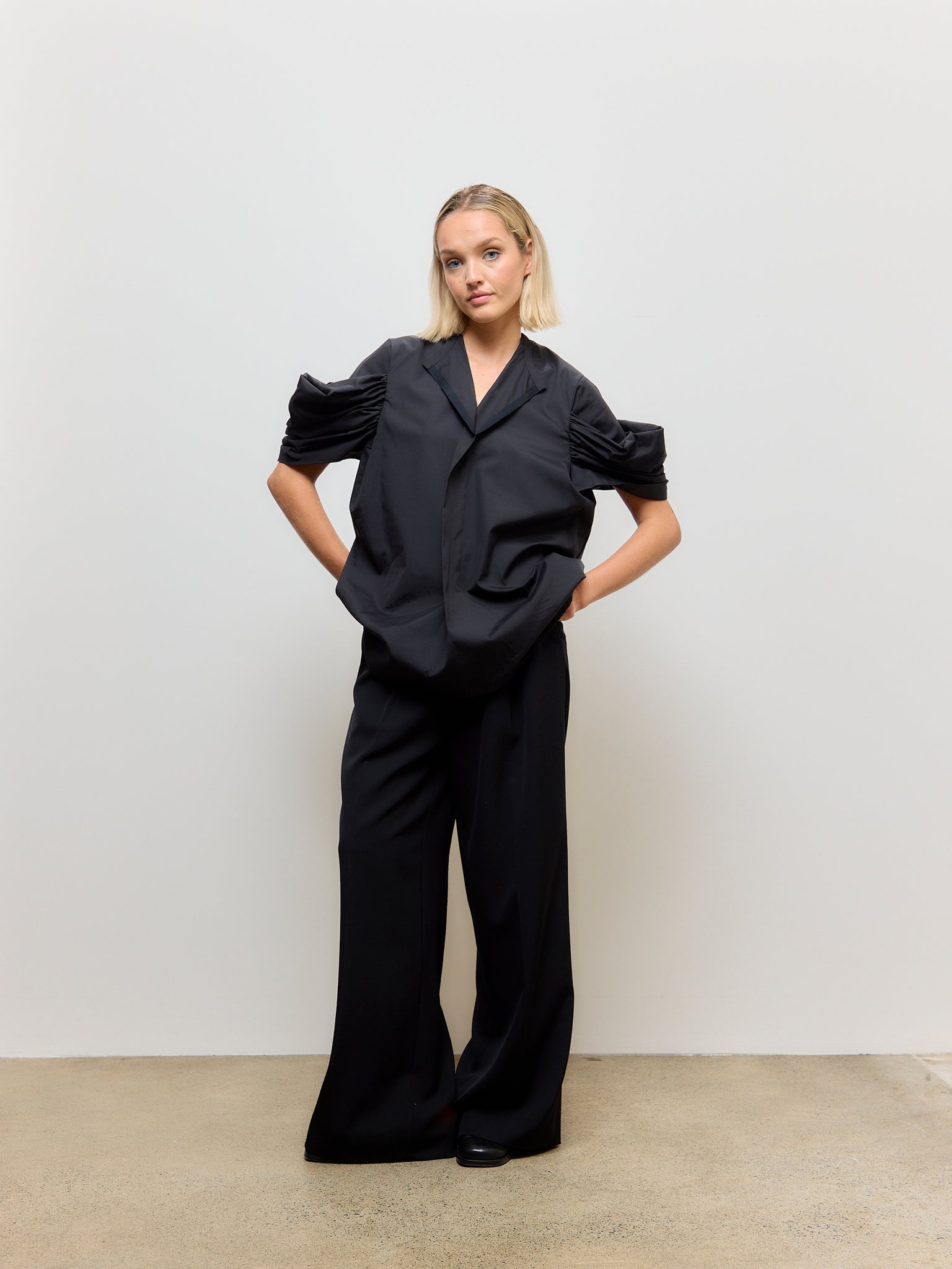 Cotton Blouse Black