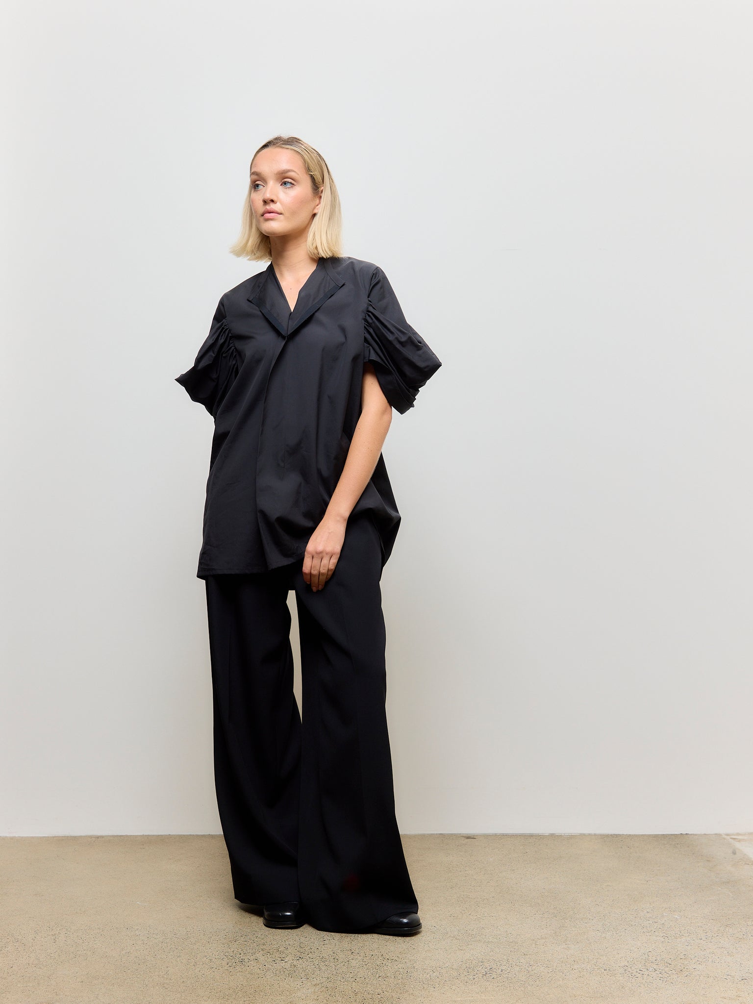 Cotton Blouse Black