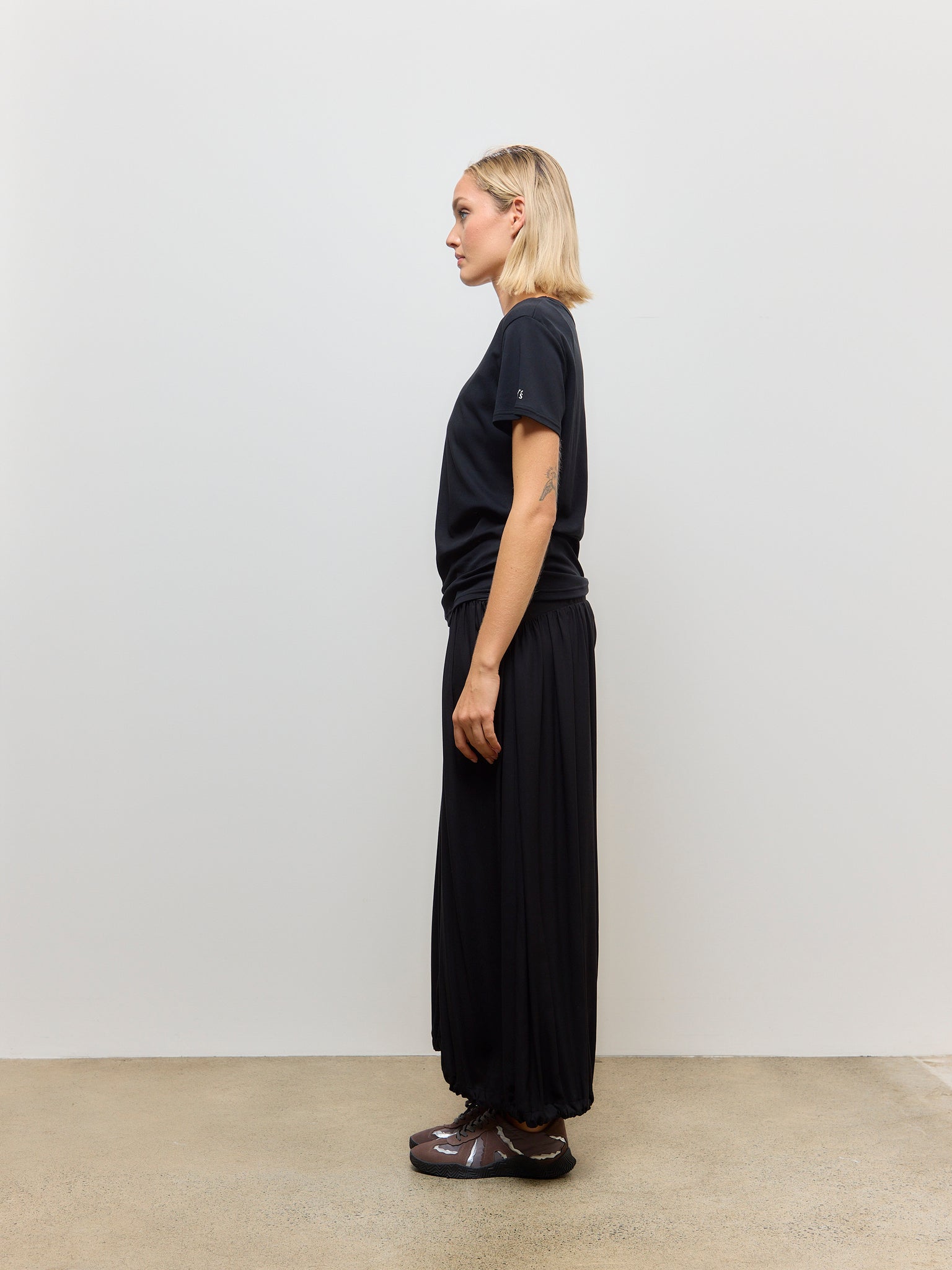 Classic Short Sleeve Logo T-Shirt Off Black