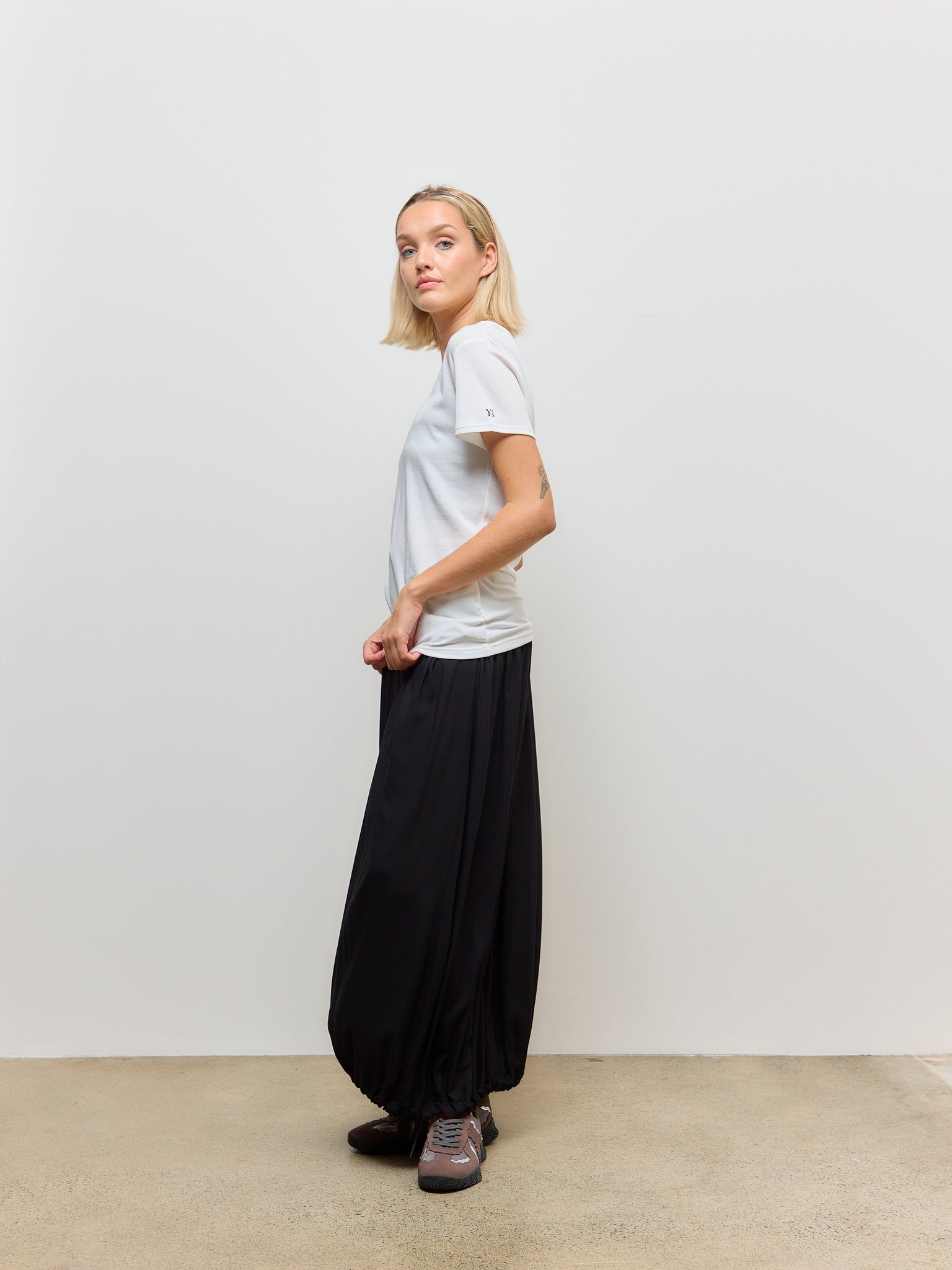 Classic Short Sleeve Logo T-Shirt Off White