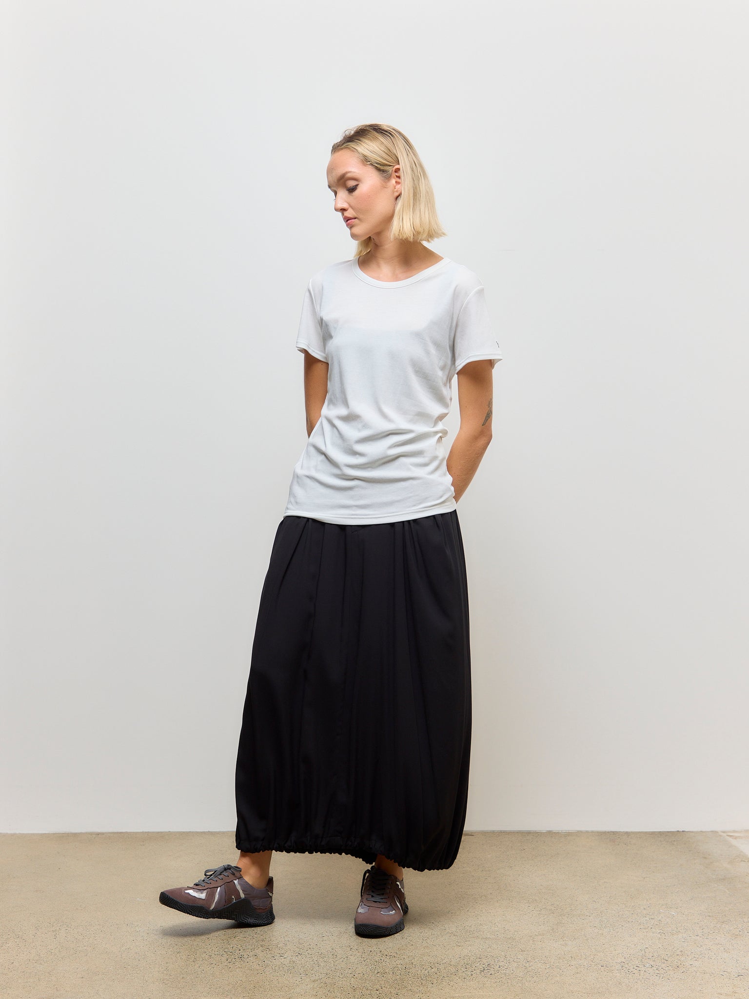 Classic Short Sleeve Logo T-Shirt Off White
