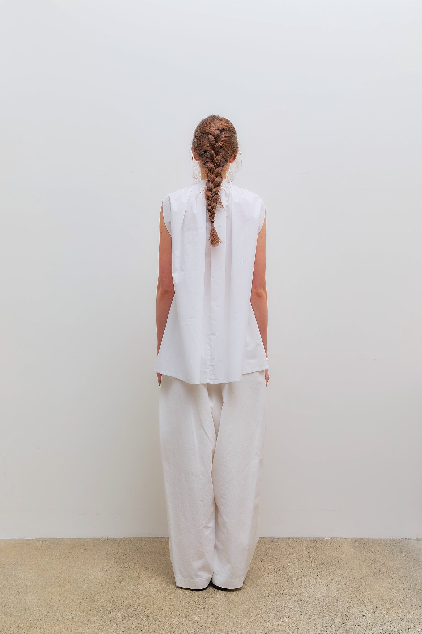 Typewriter Blouse Off White