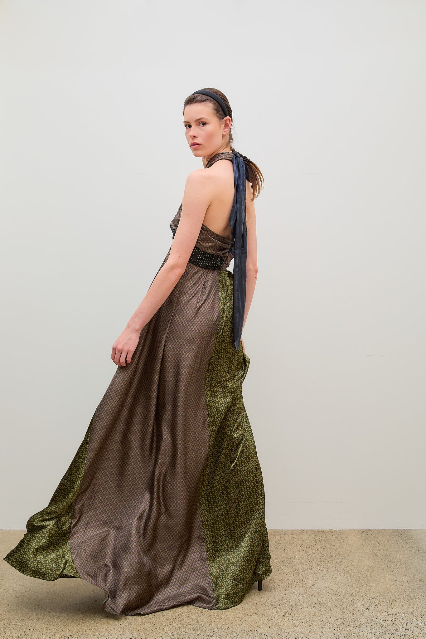 Disou Long Dress Brown