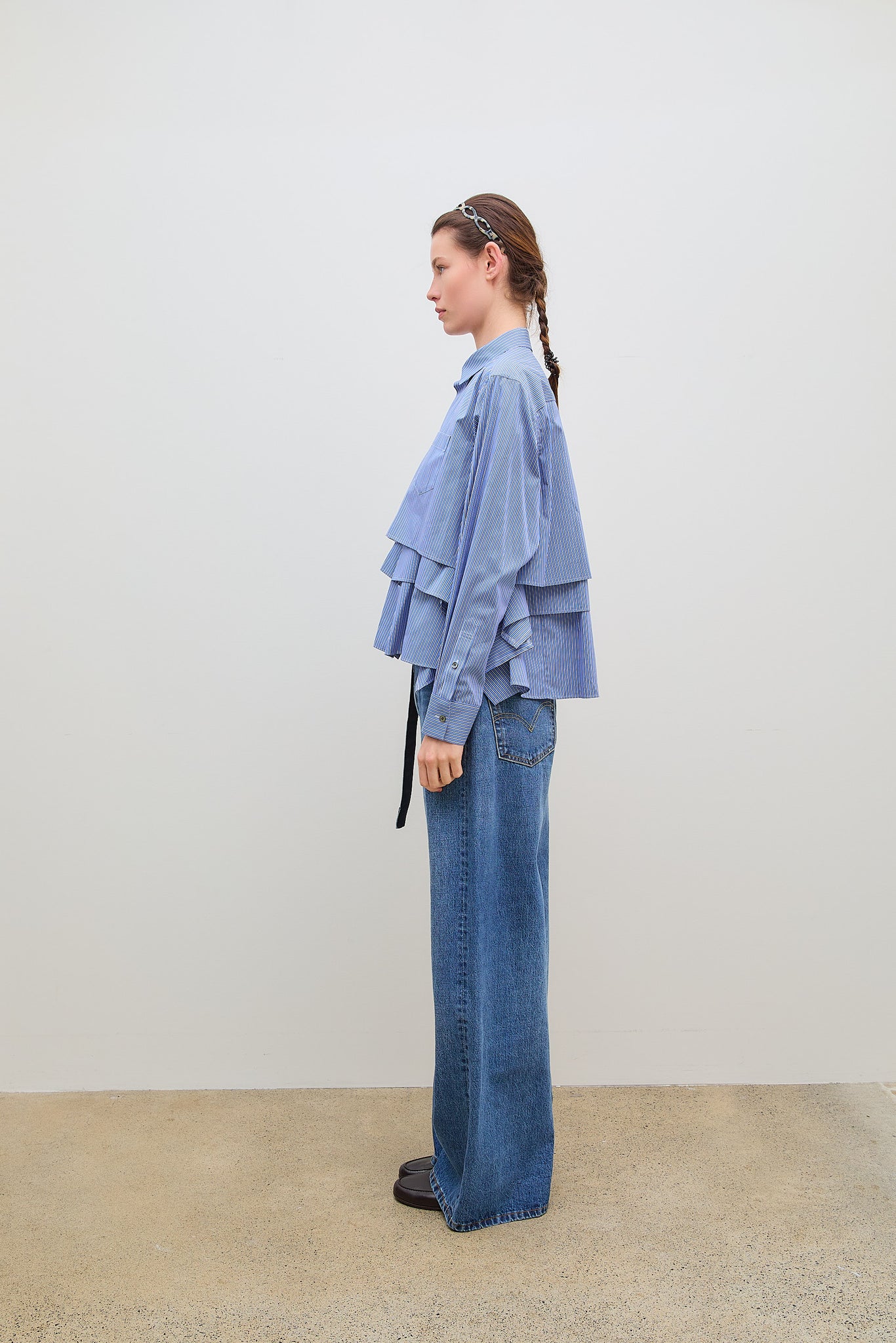 Poplin Shirt Stripe Mix