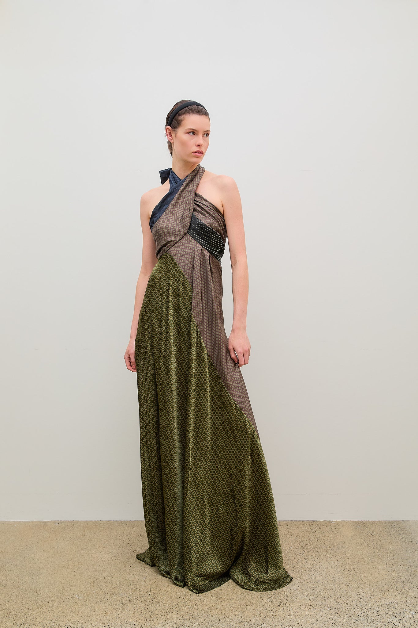 Disou Long Dress Brown
