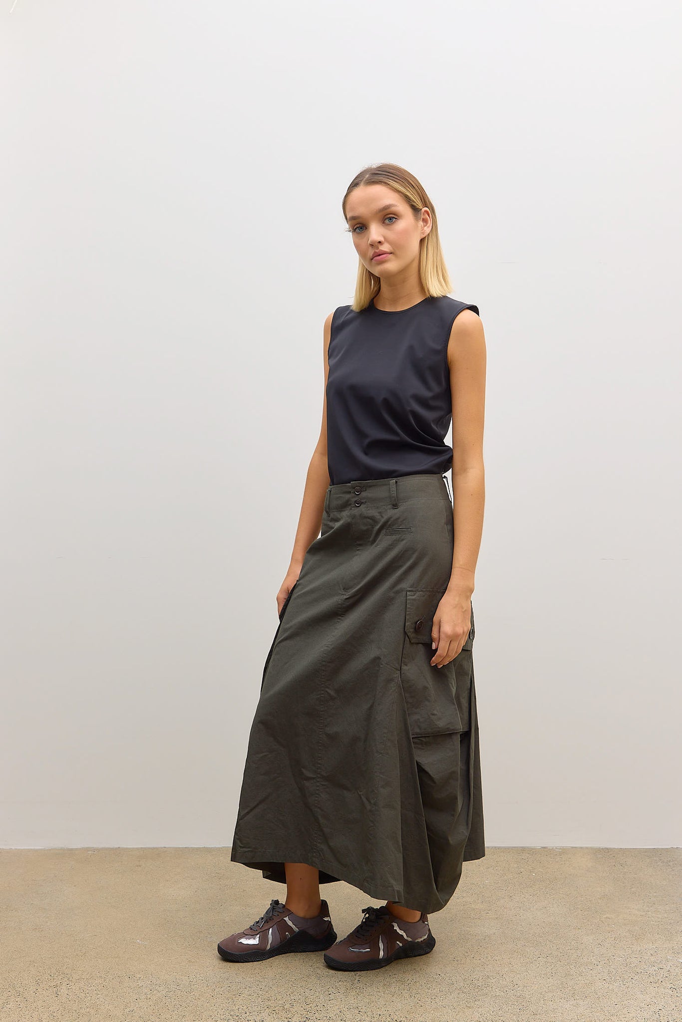 Cargo Skirt Khaki