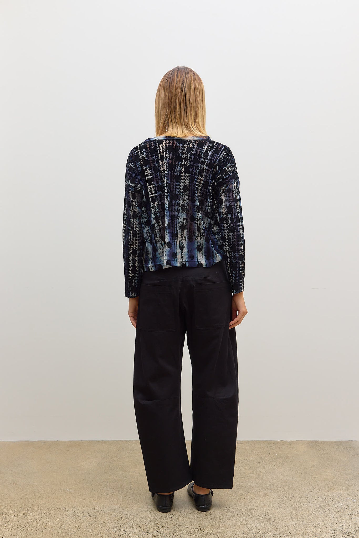 U Wide Pants Gusset Black