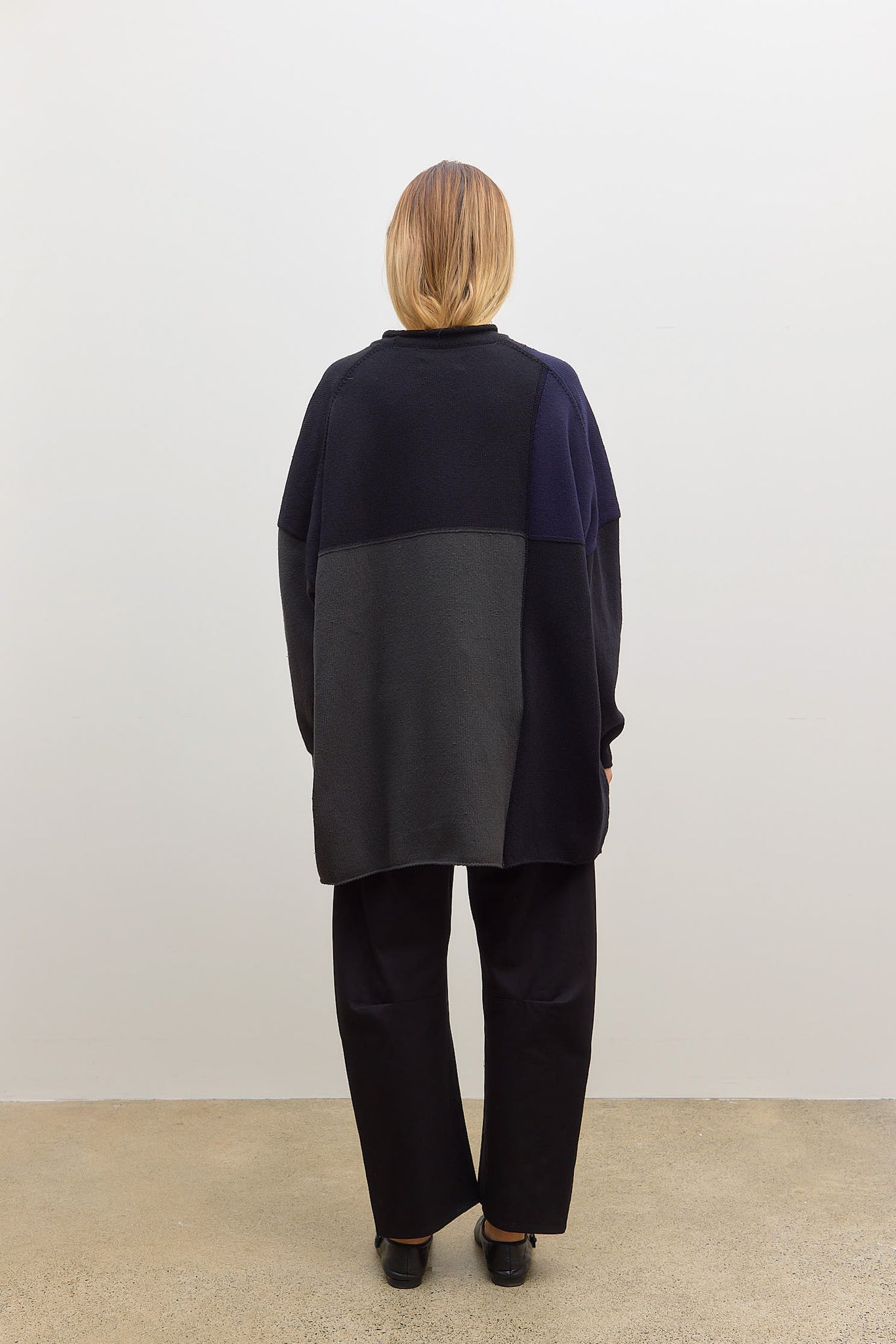 Short Dress Pullover Grey