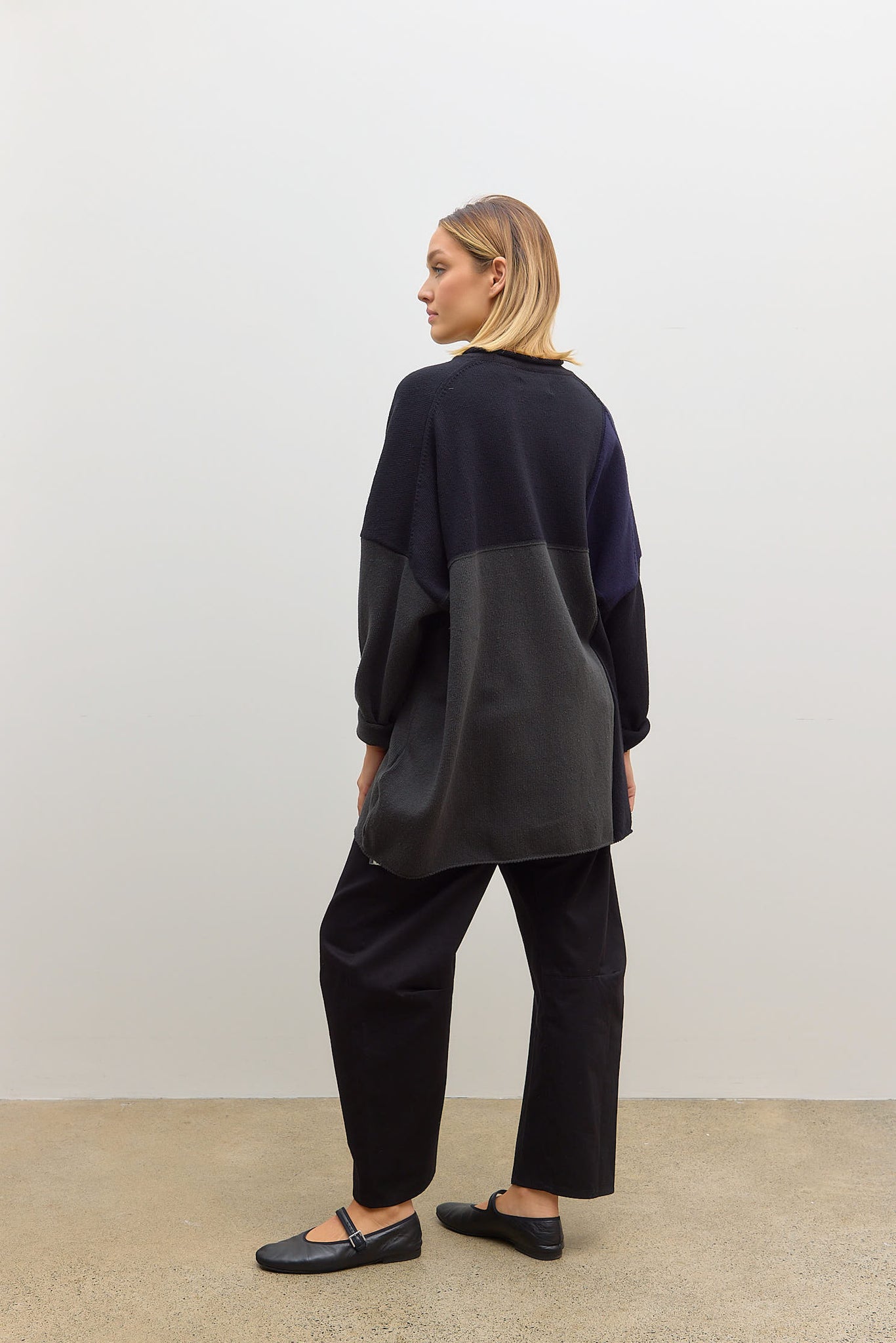 Short Dress Pullover Grey