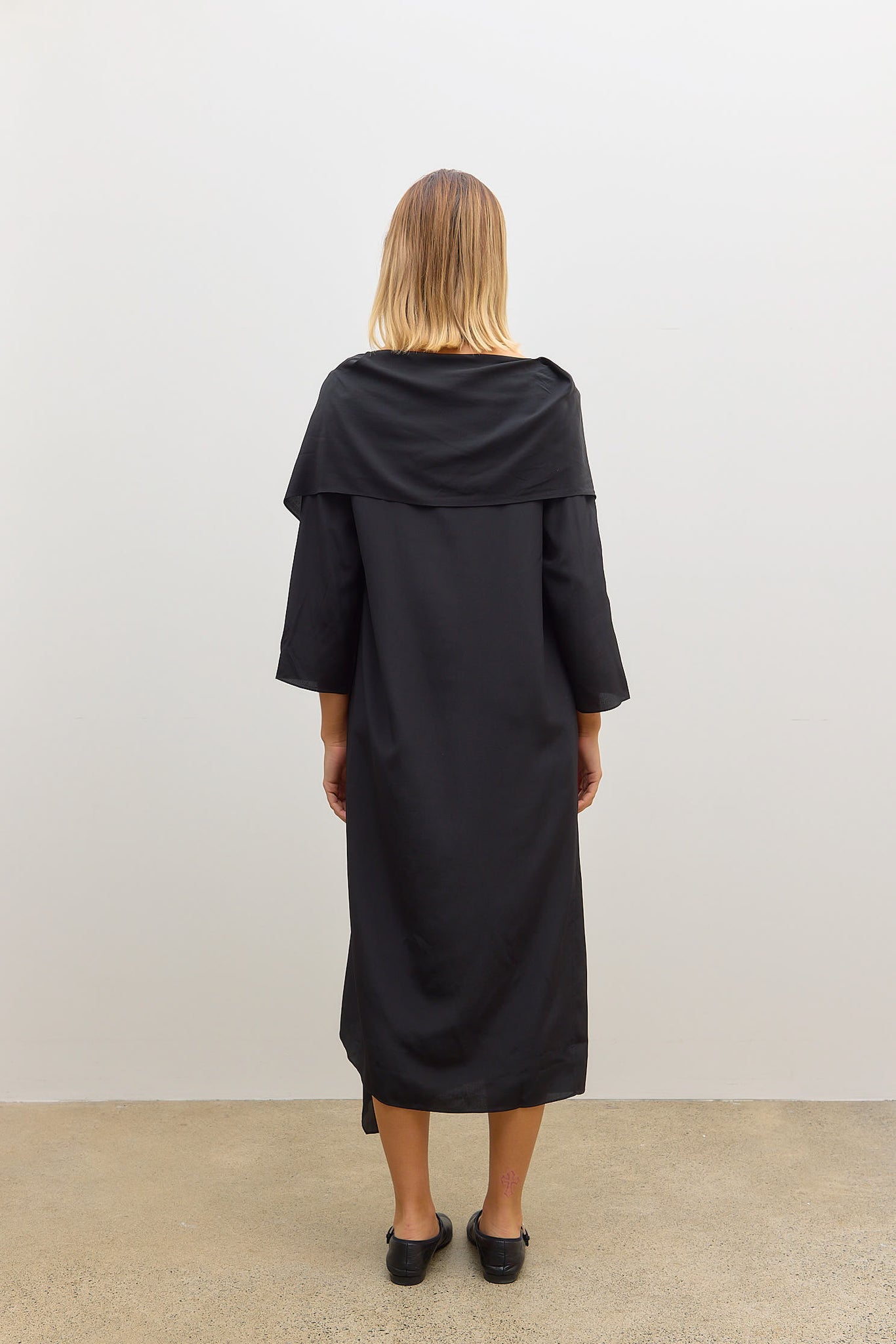 Draped Sequel Dress Black