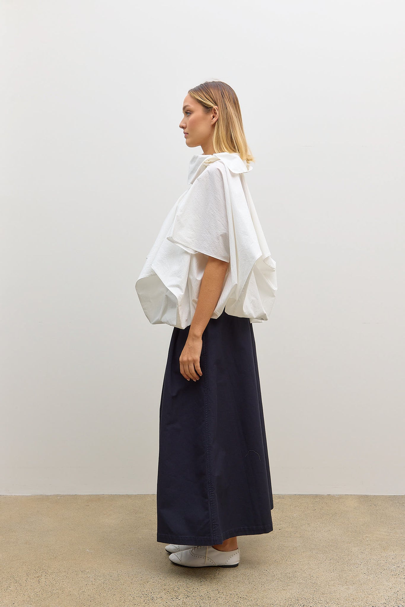 Fly Front Rebuild Skirt Navy