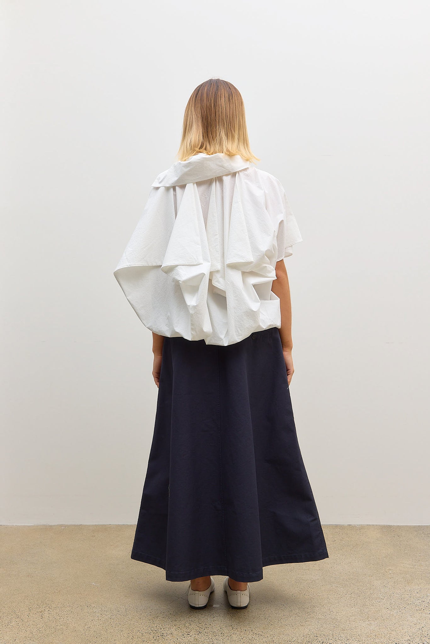 Fly Front Rebuild Skirt Navy