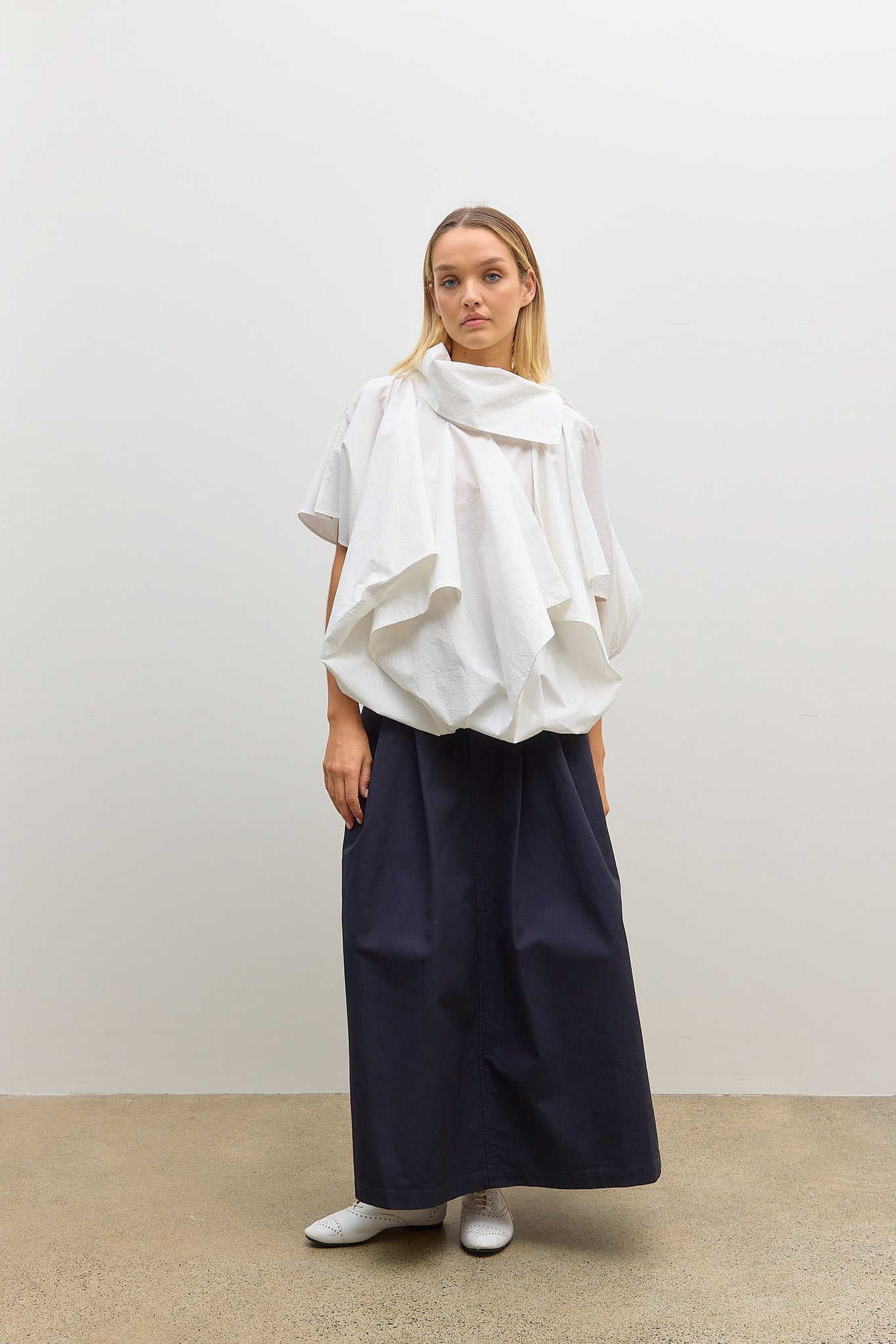 Fly Front Rebuild Skirt Navy