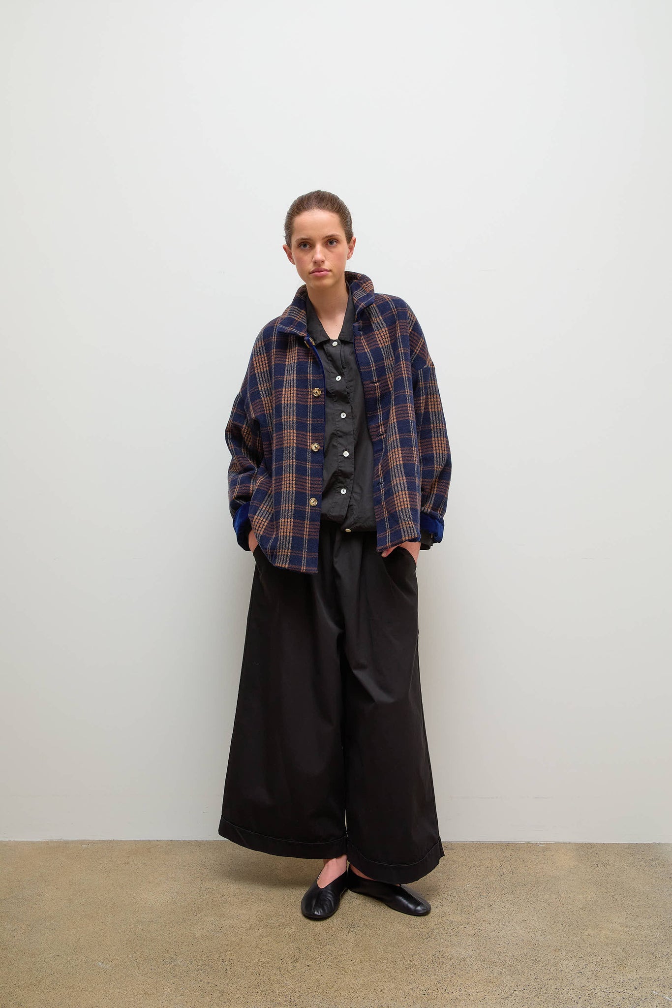 Mara Jacket Velvet Navy