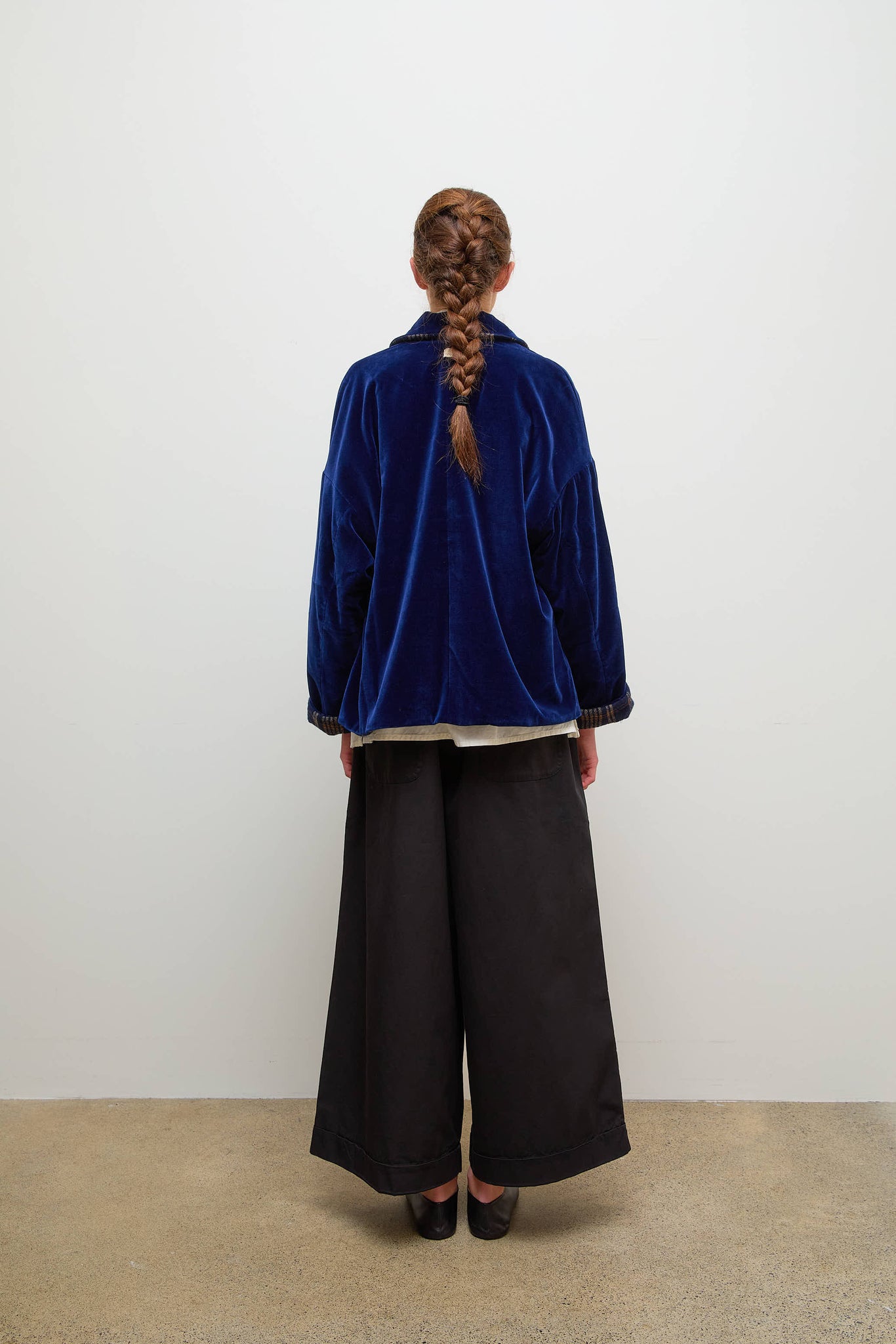 Mara Jacket Velvet Navy