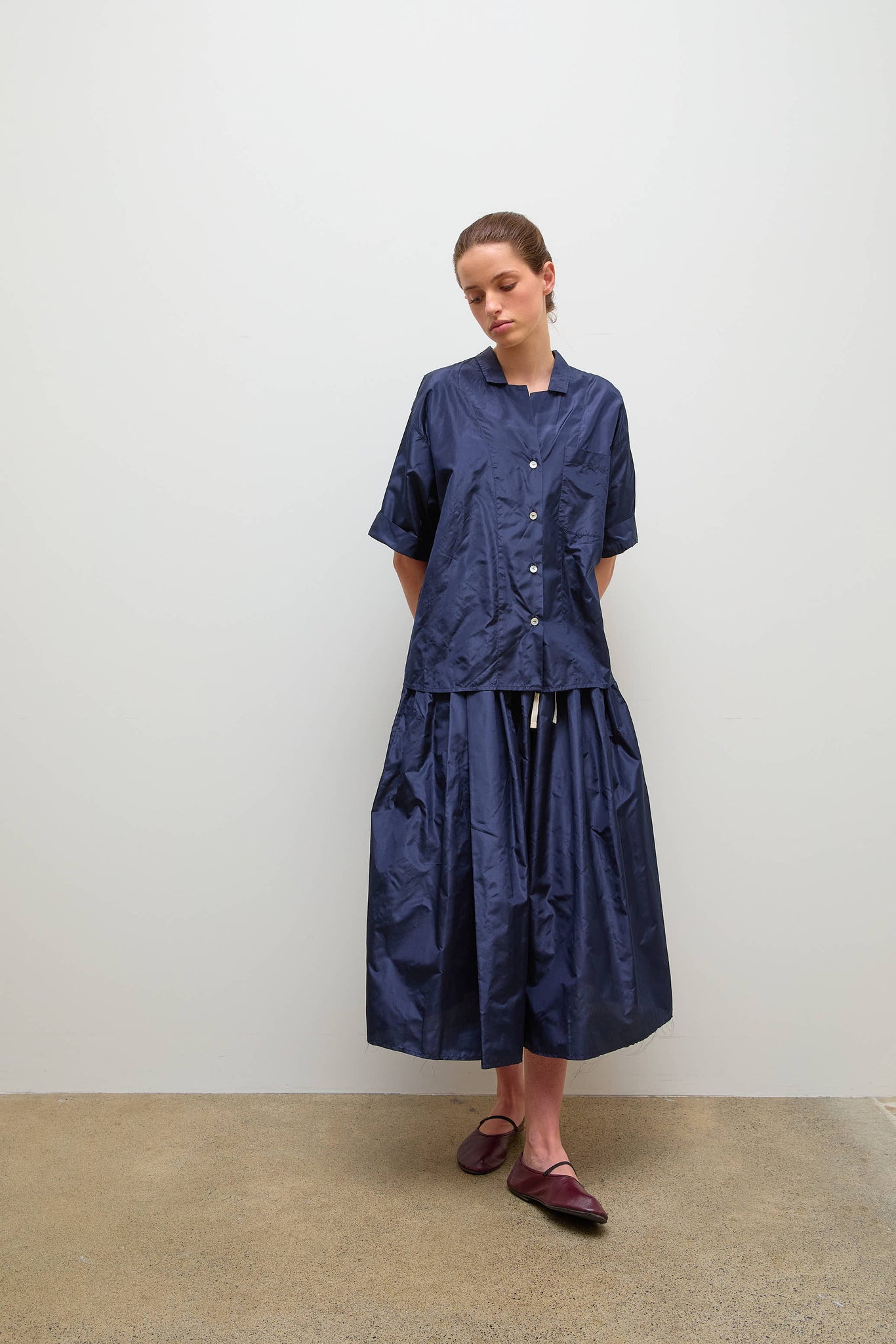 Gelsa Skirt Silk Navy