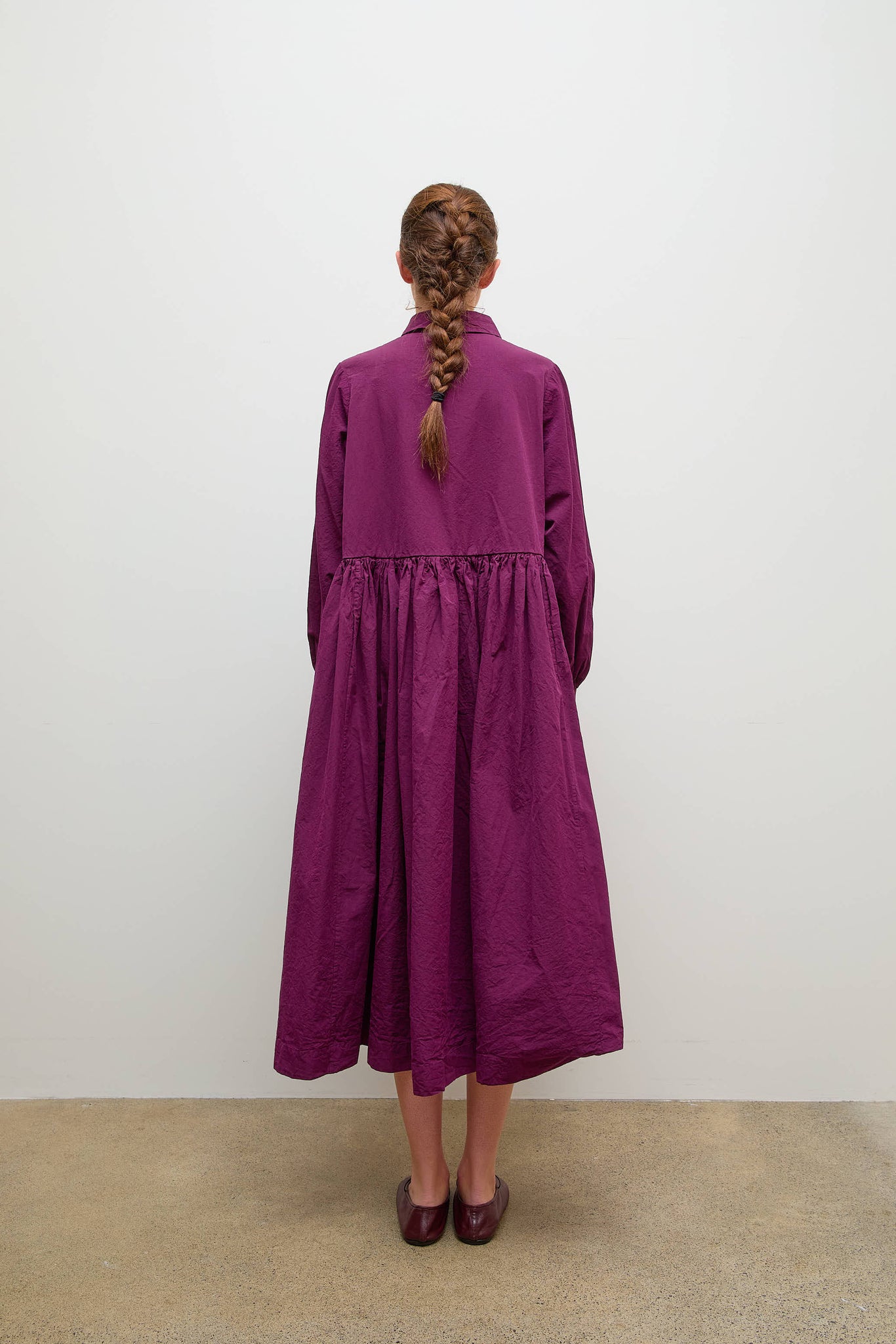Ethal Dress Paper Cotton Blackberry
