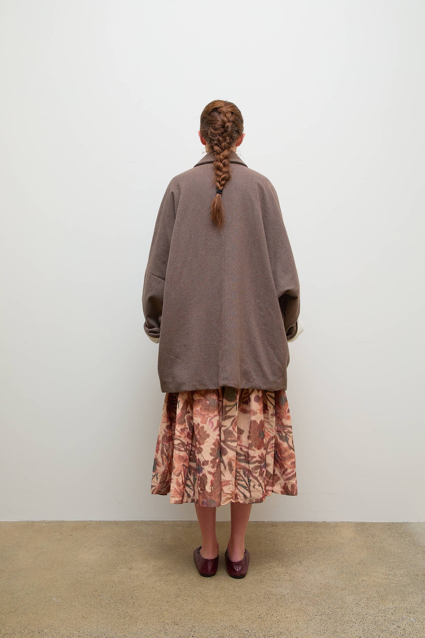 Triangle Wool Cash Coat Oatmeal