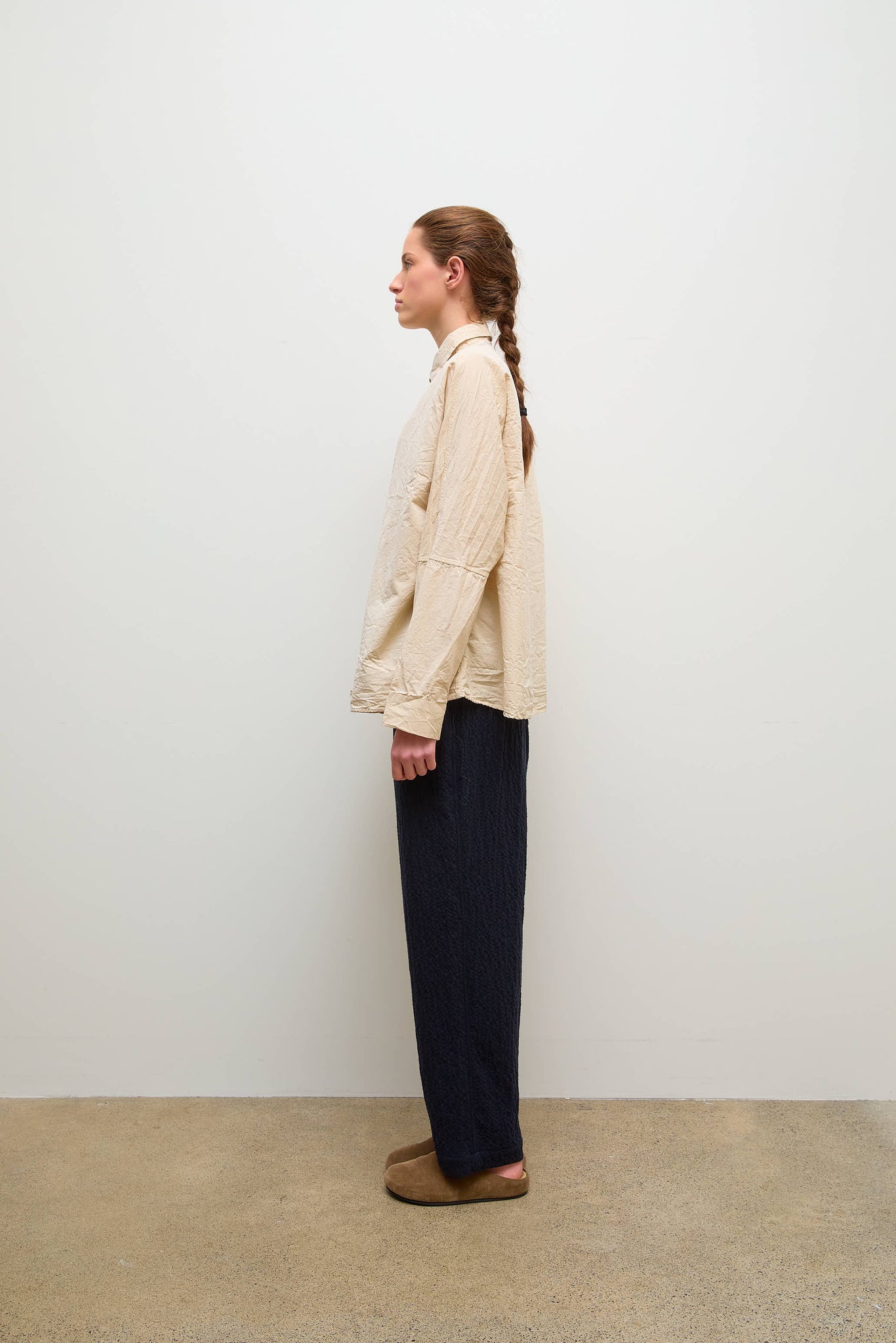 Cashmere Wool Fabi Pants Noble Navy