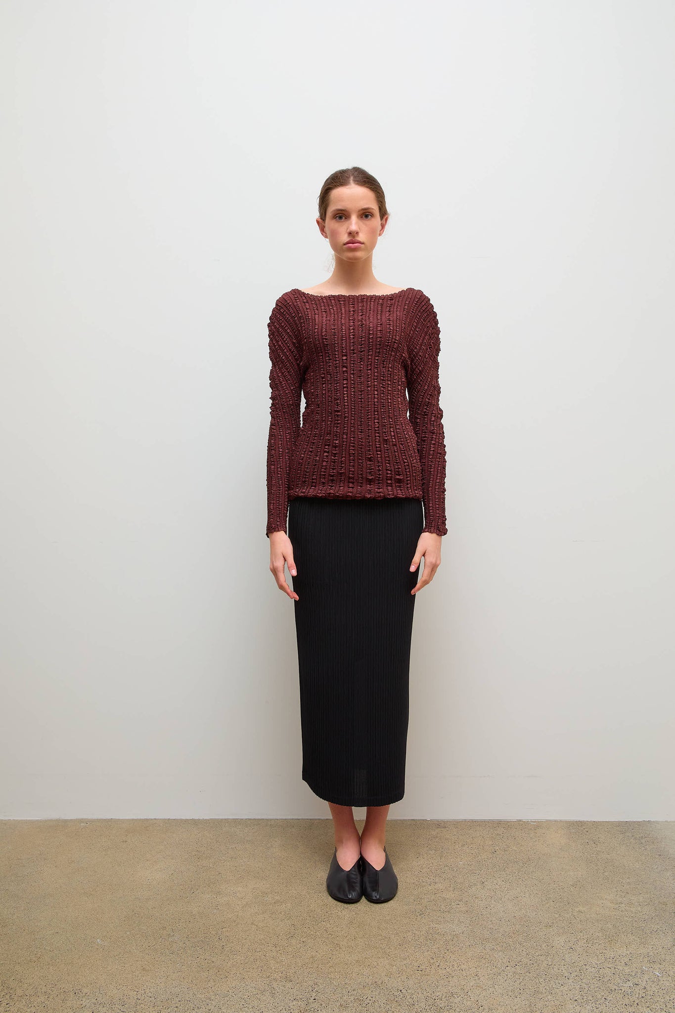 Long Sleeve Shirt Brown