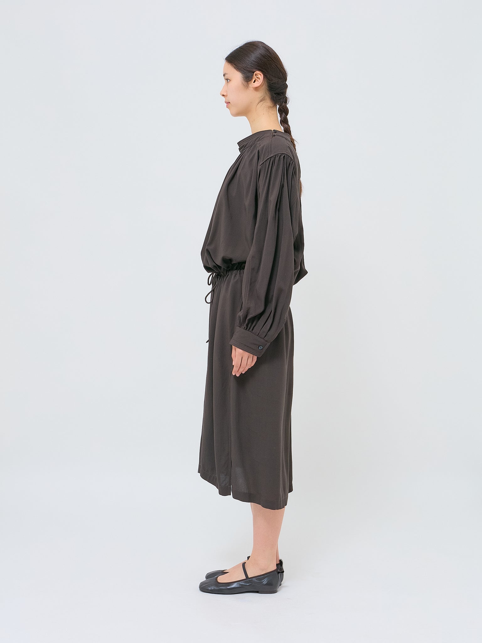 Housse Dress With Drawstring Espresso