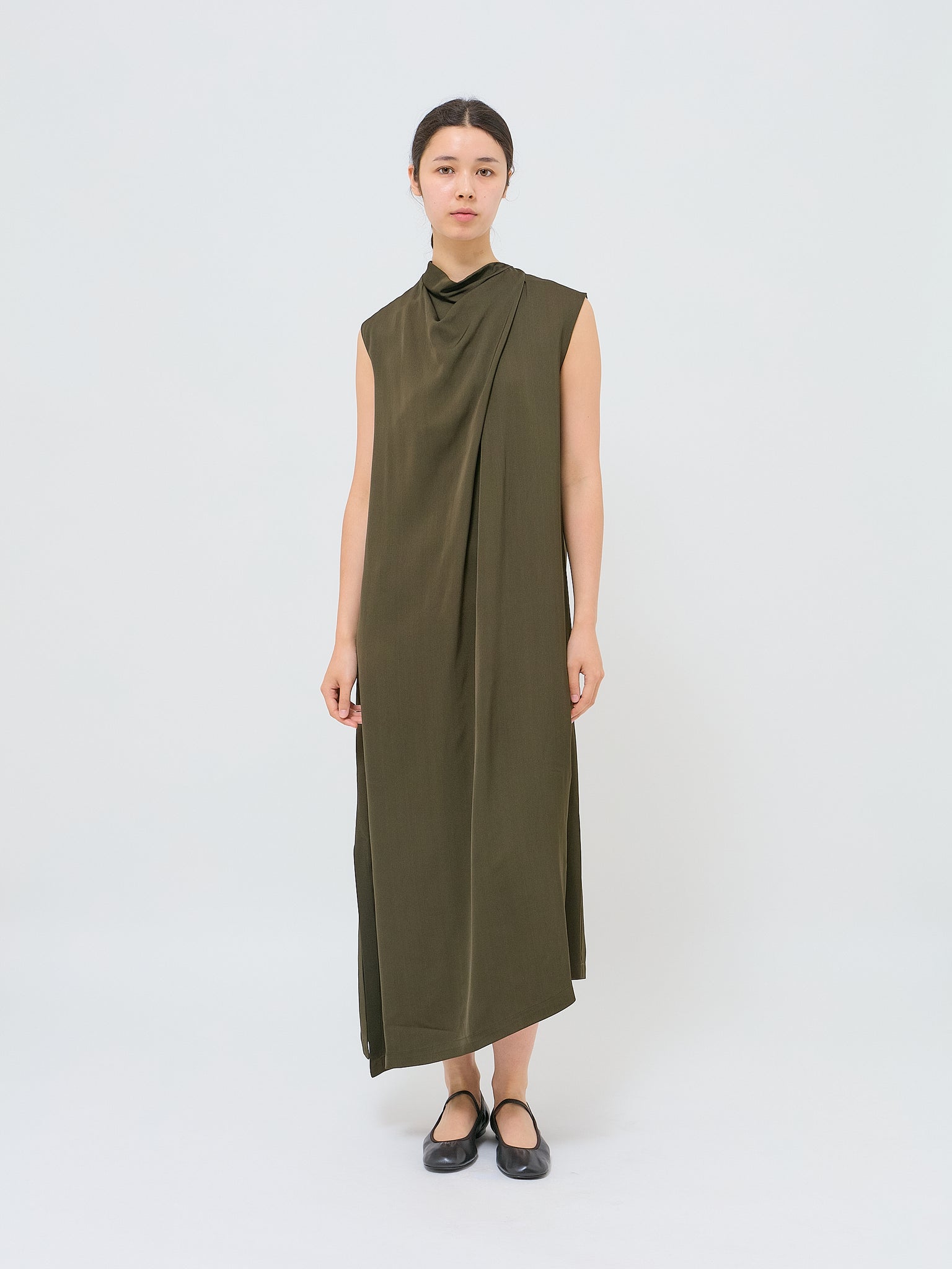 Devyr Dress Mud Green