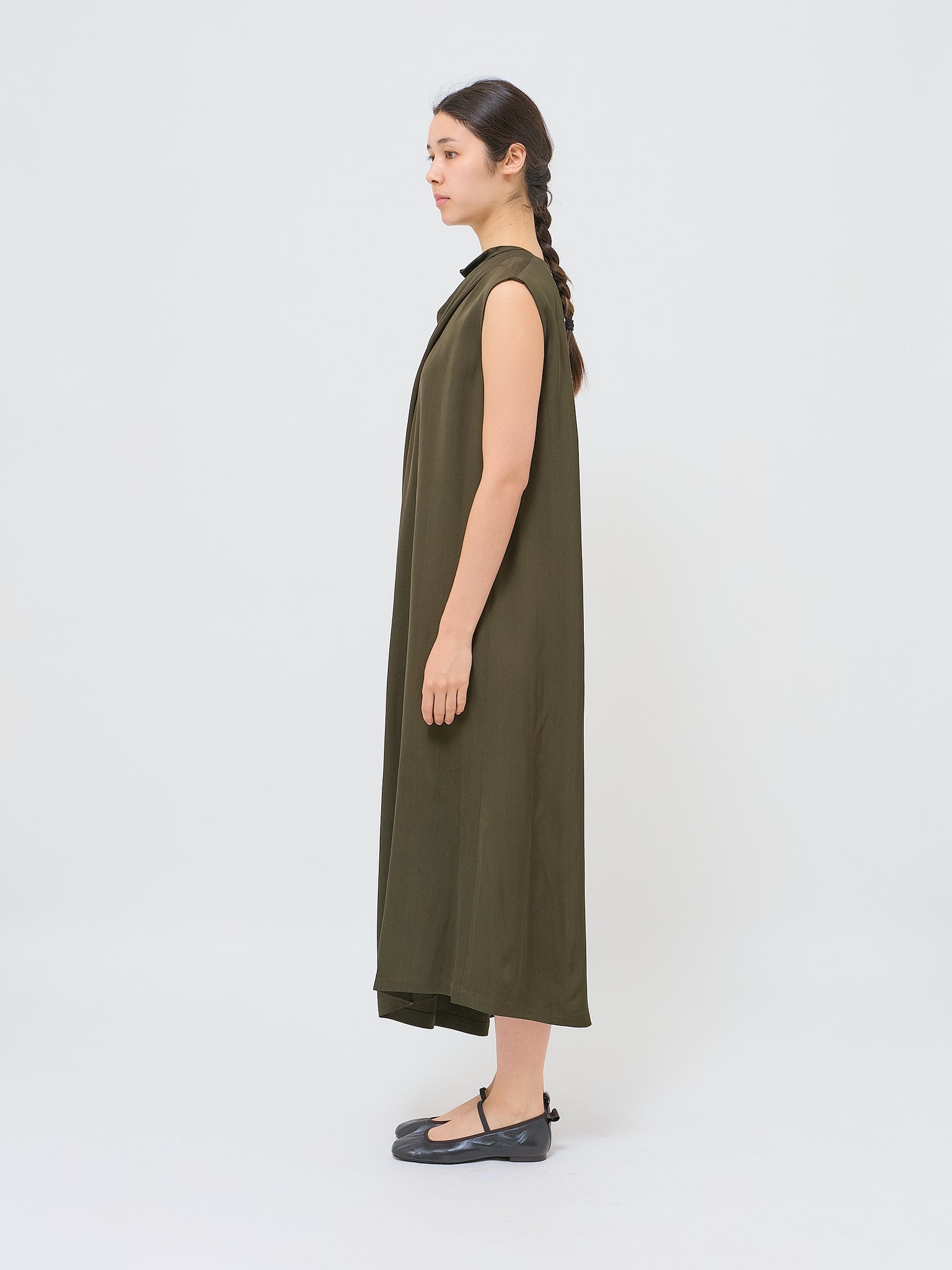 Devyr Dress Mud Green