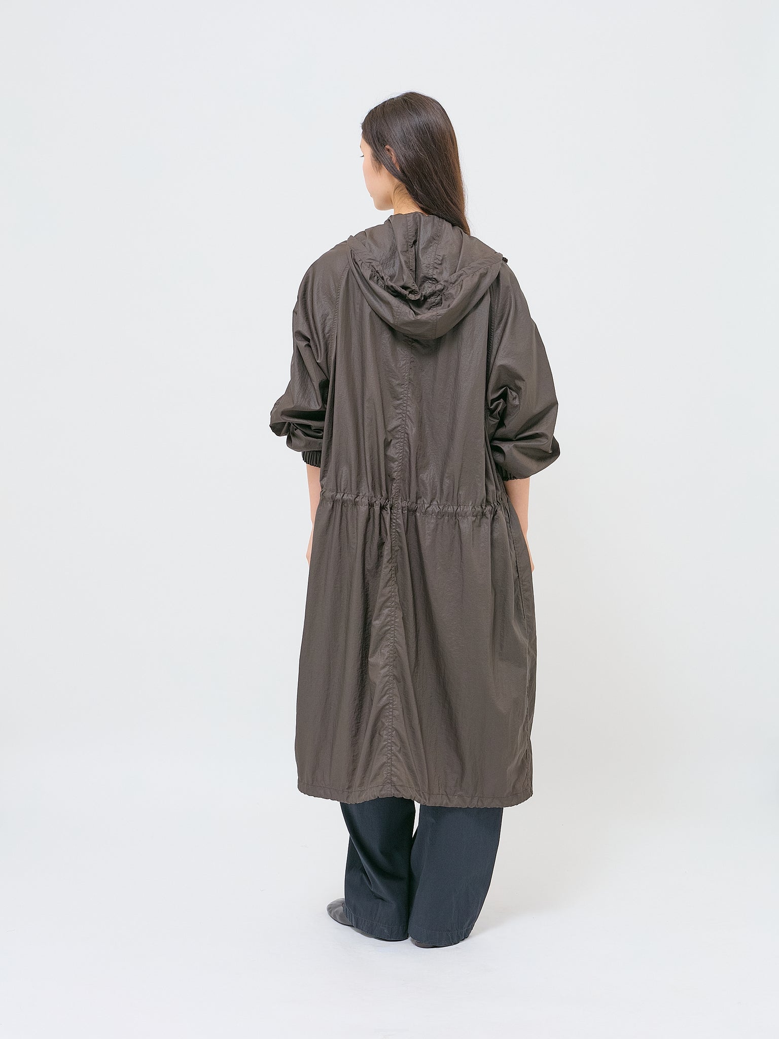 Nylon Parka Jacket Espresso Unisex