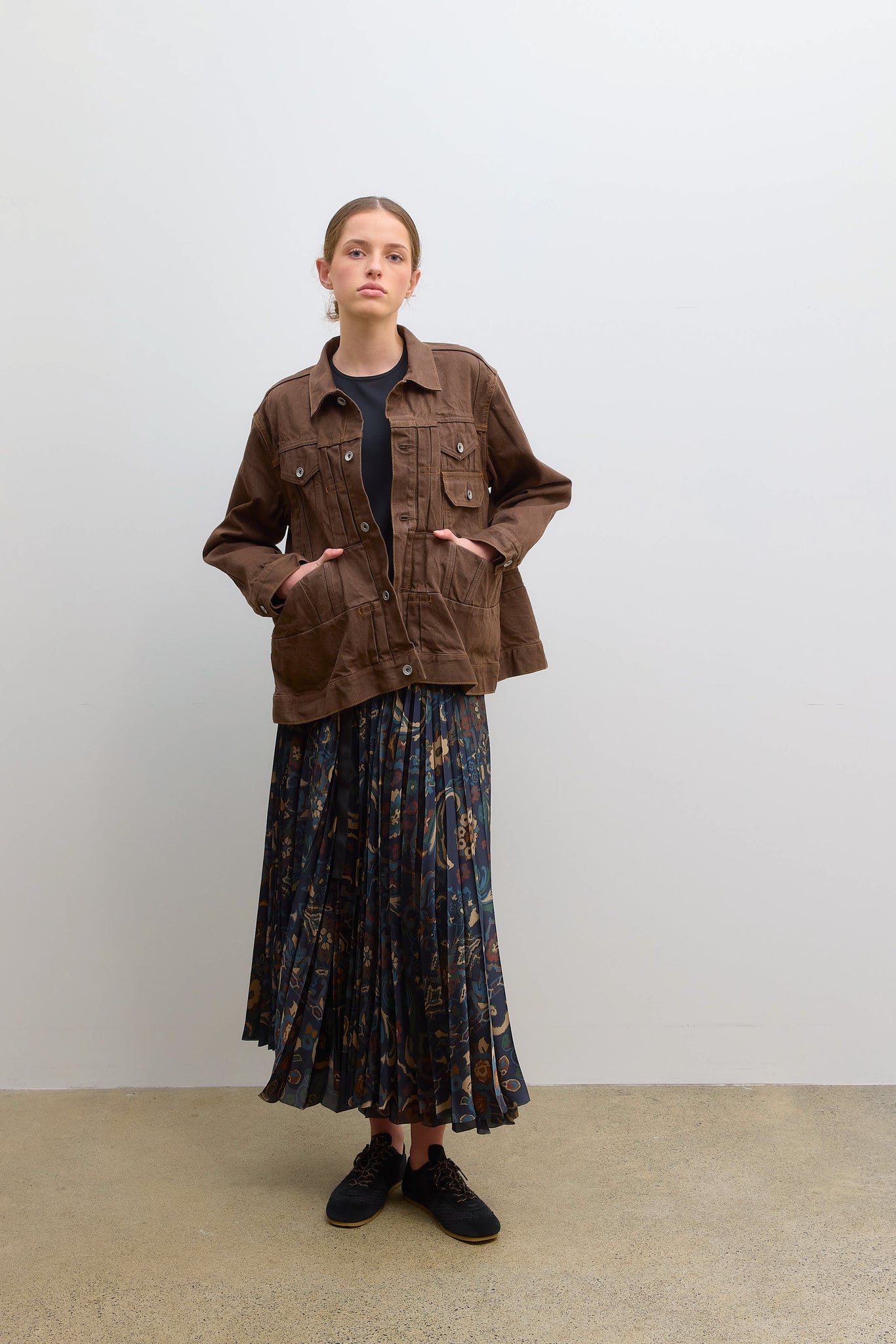 Denim Jacket Brown