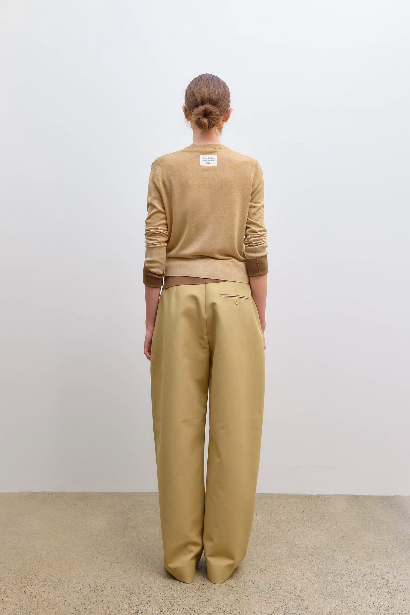 Layered Silk Knit Cardigan Sand
