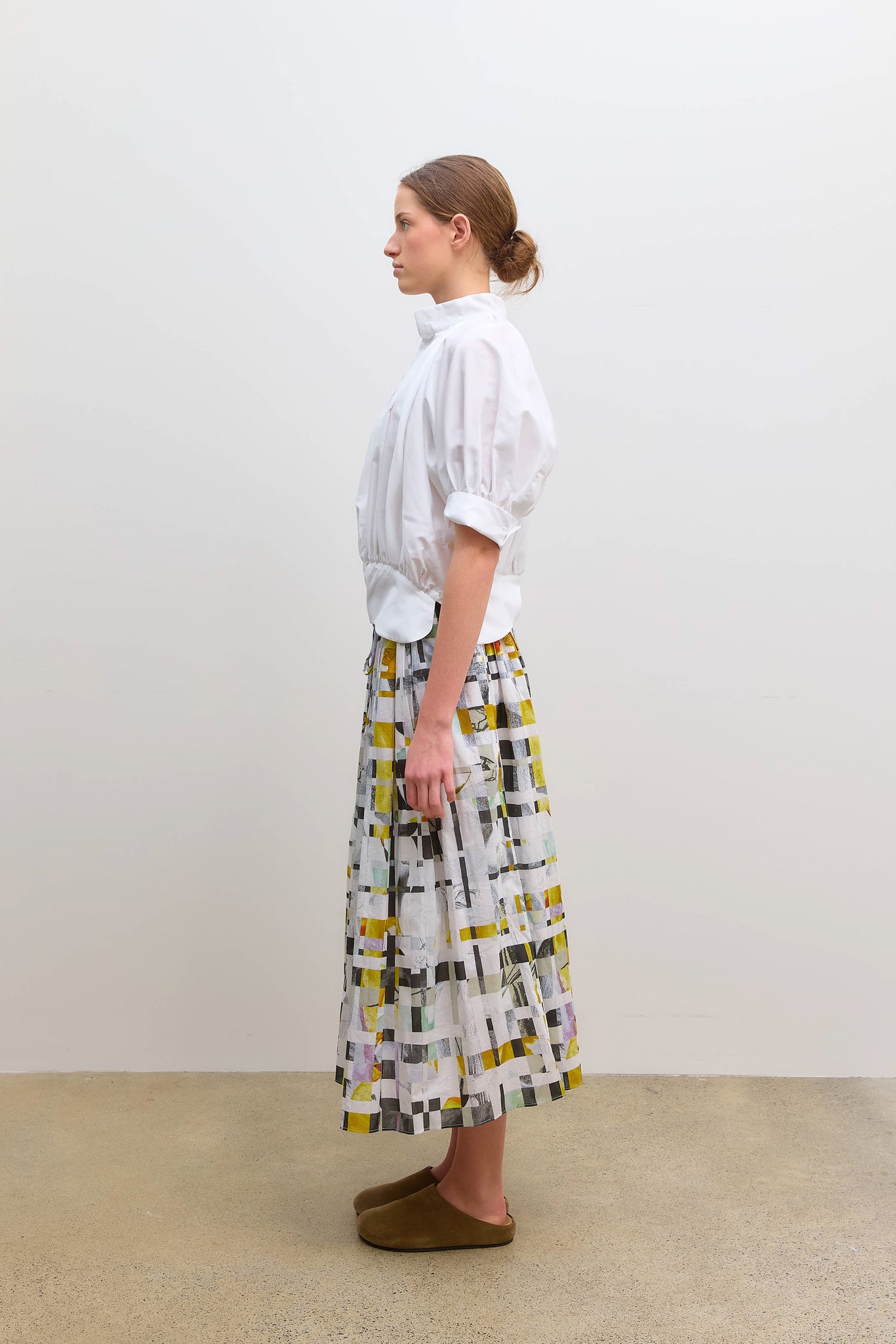 Everyday Holiday Skirt White Multi