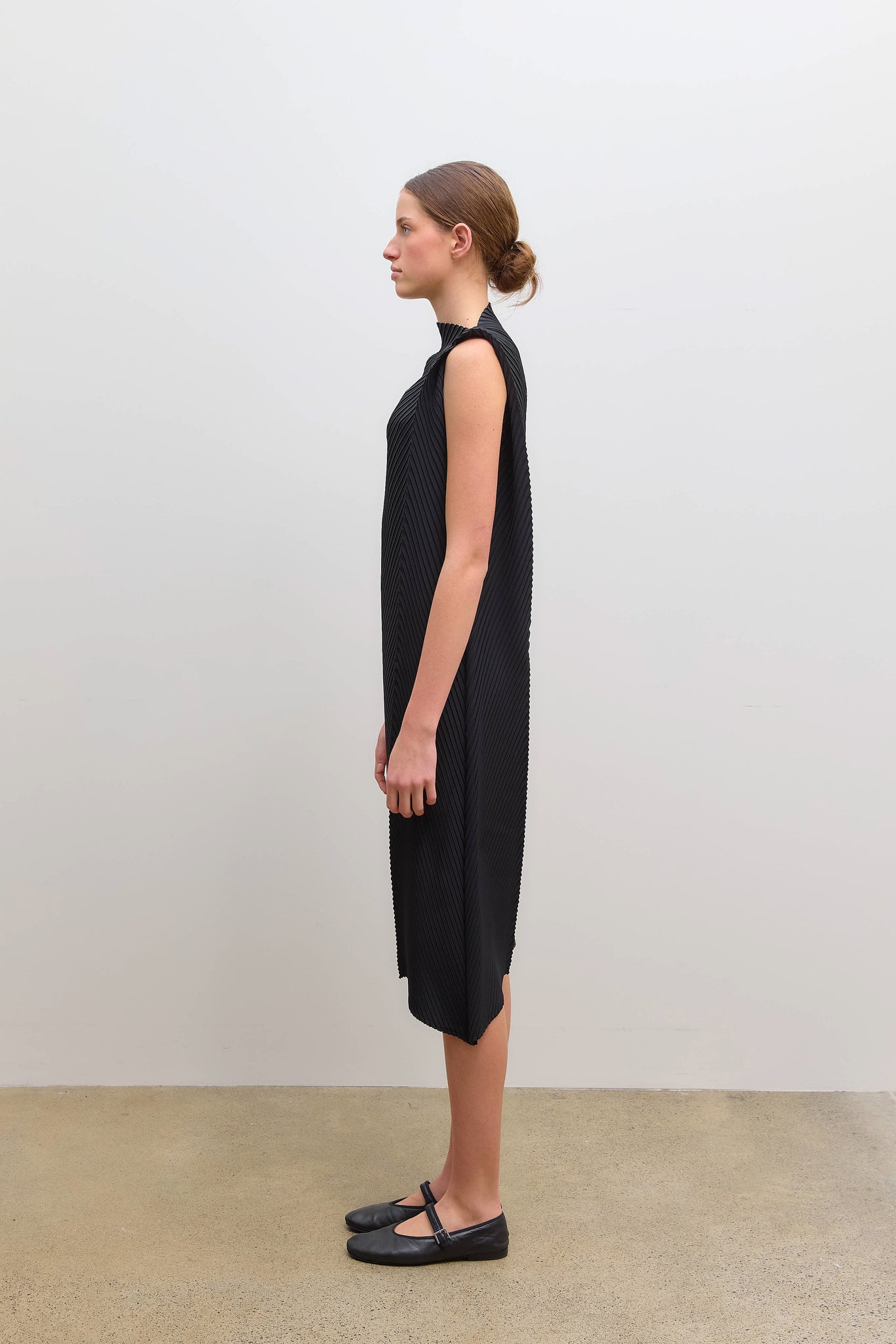 Soft Fold Dress Black