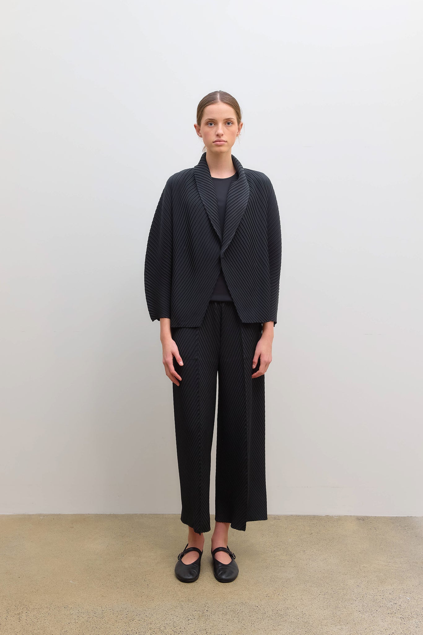 Soft Fold Pants Black